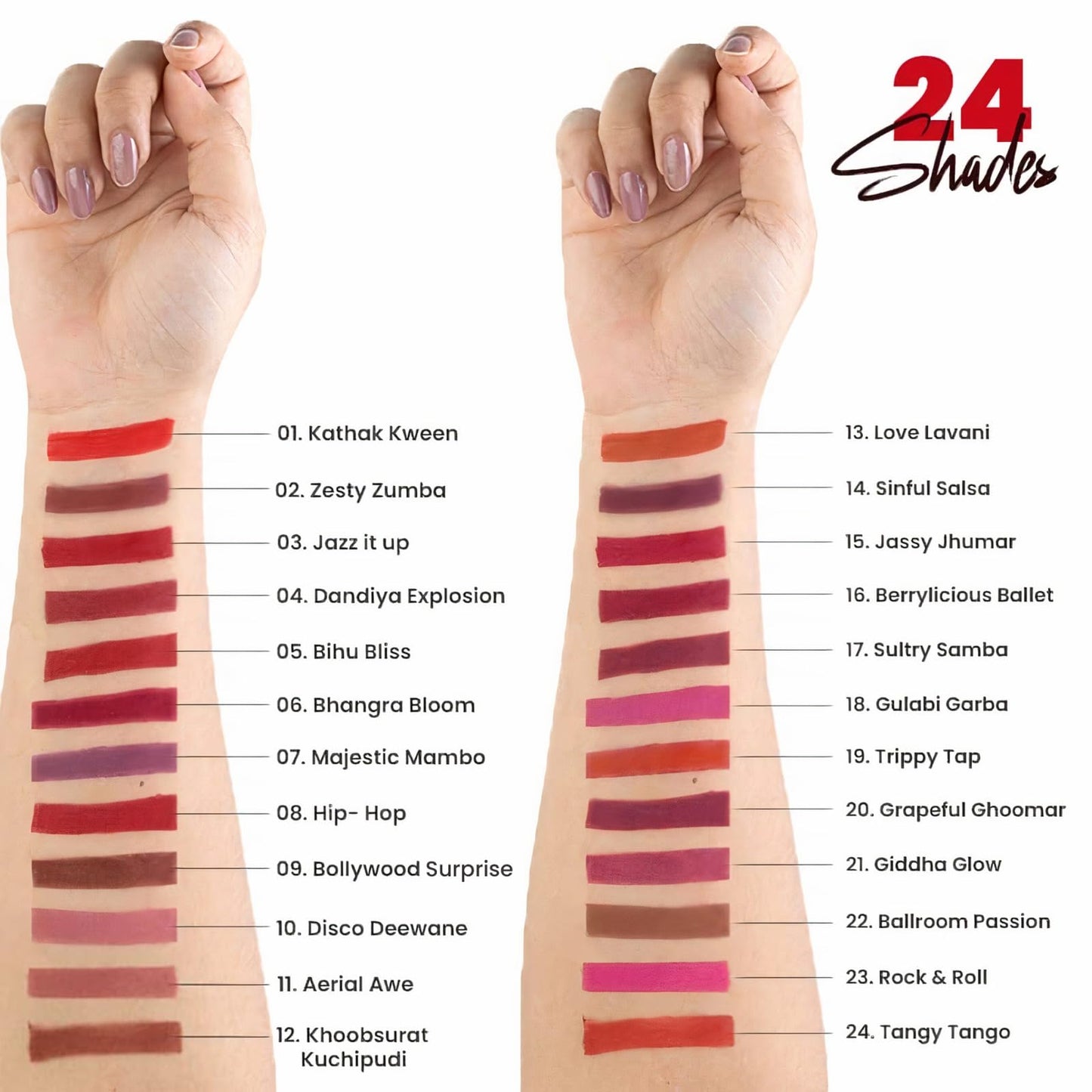 MARS Creamy Matte Long Lasting Lipstick for Women | Creamy Lipstick | Single Swipe Application | Smooth & Light Weight (3.2 gm) (12-Khoobsurat Kuchipudi)