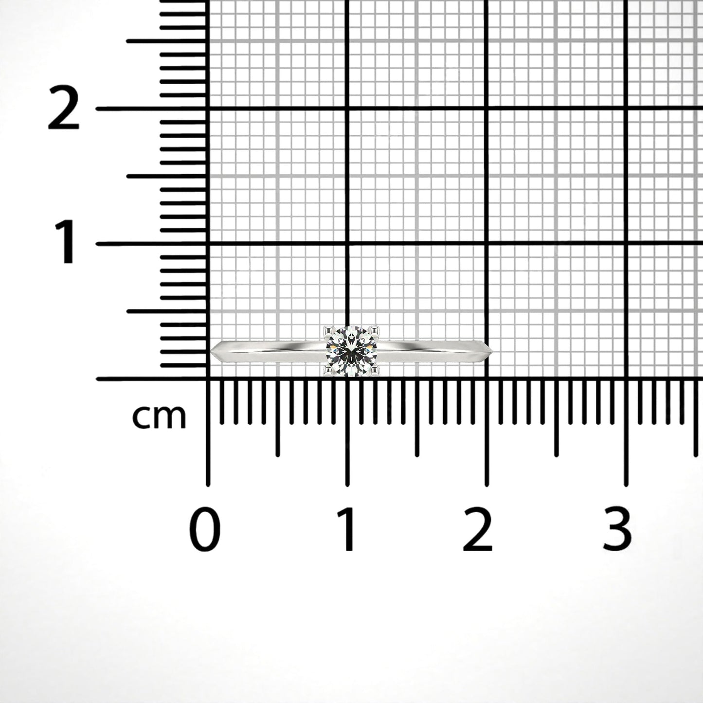 VALANOVA Sterling Silver & Certified Lab Grown Diamond 0.17cts | Ring For Women/Girls | Stylish & Elegant | VGR0355 | Ring Size: 12