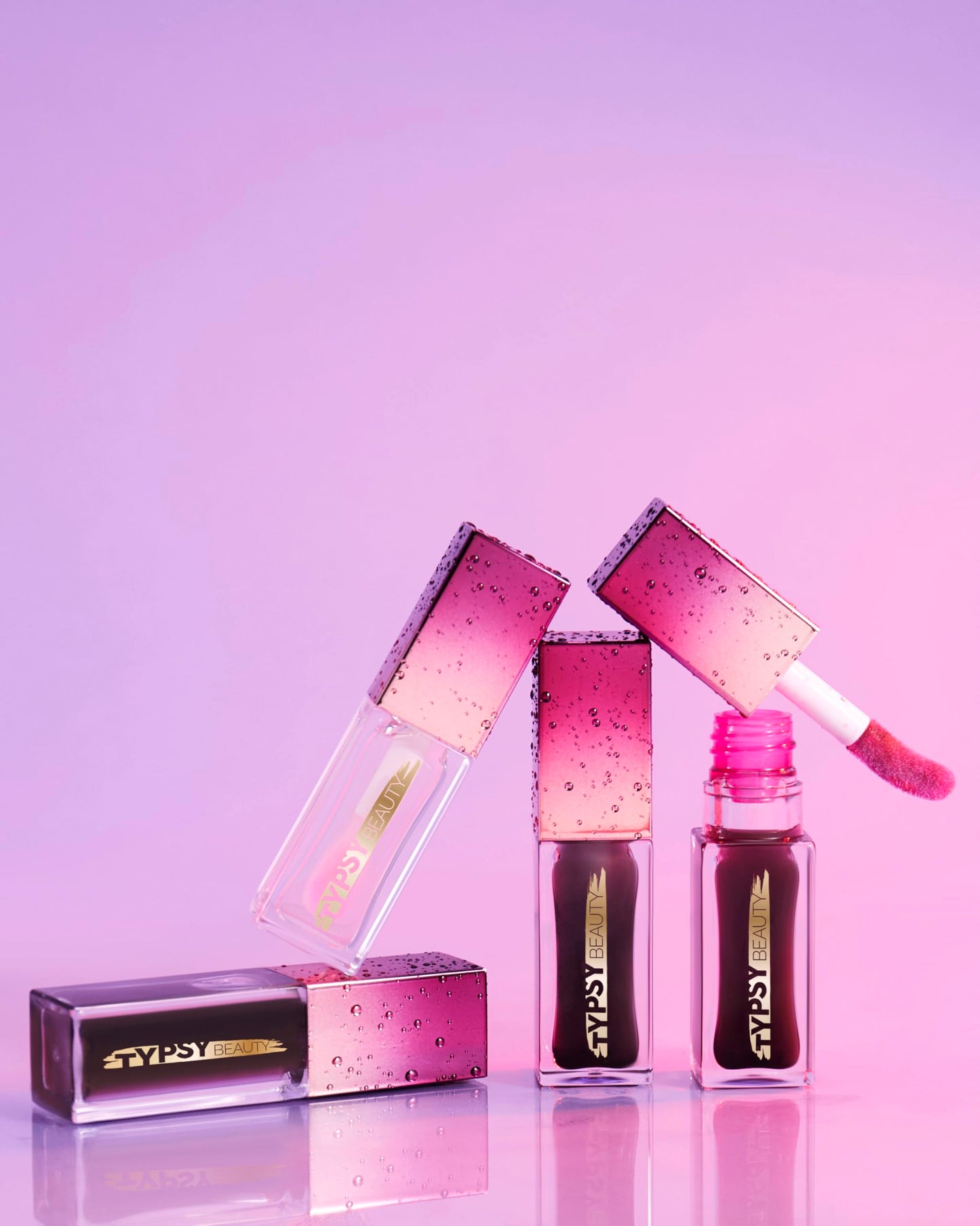 Typsy Beauty Midnight 2-In-1 Lip & Cheek Oil | Ph-Activated Custom Berry Pink, Intense Hydration With Acai Berry & Hibiscus Oil, Long Lasting Glossy Lip Tint & Blush, Formulated In Italy 6.4G