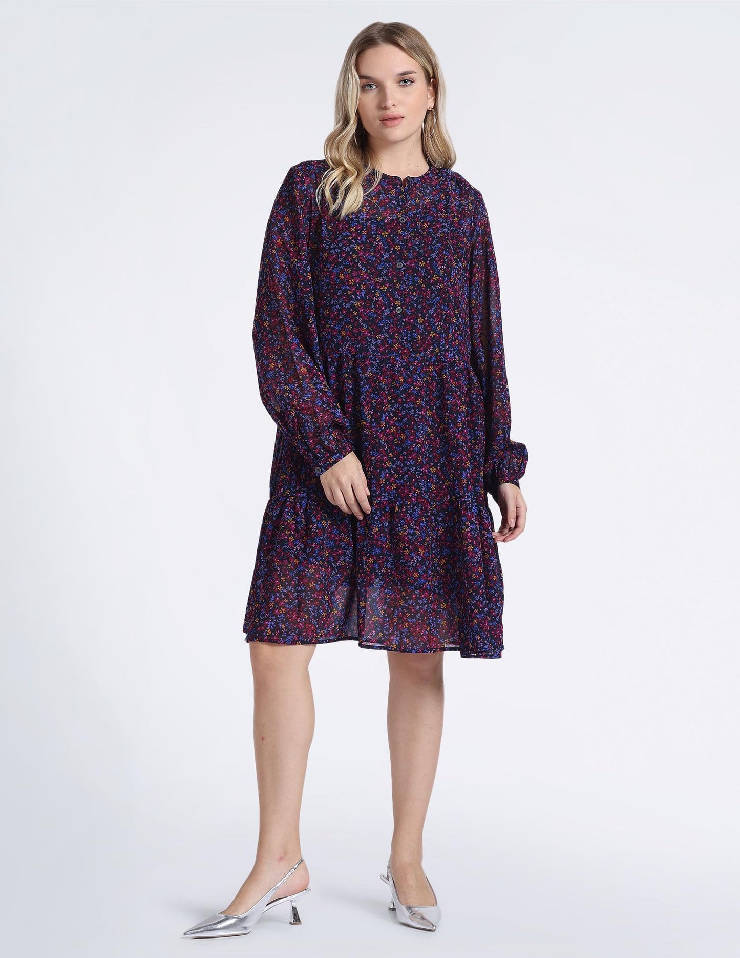 Tommy Helfiger Women Blue Color Dress (XL)