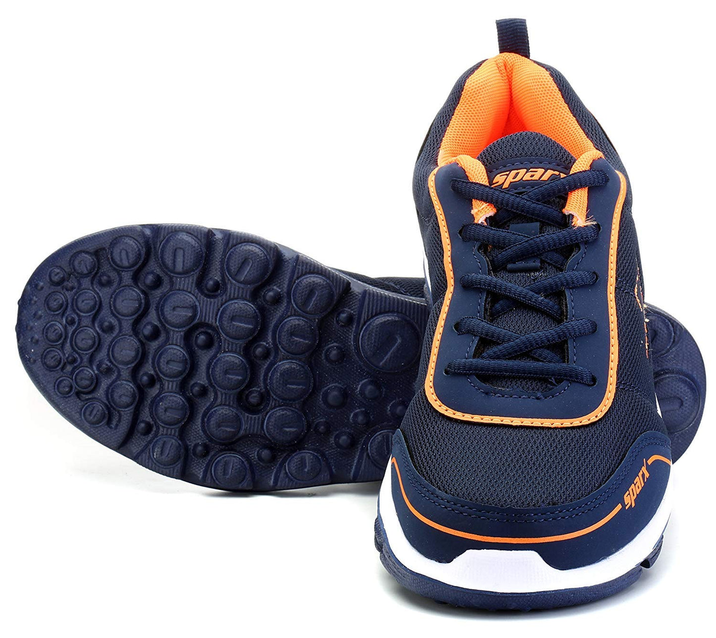 Sparx Men Blue & Orange Sports Shoes-9