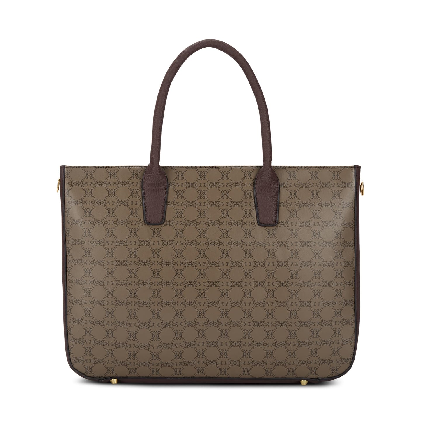 Lavie Women's Monoprint Raily Plus Laptop Tote Handbag | Fits Upto 15 Inch Laptop | Laptop Bag for Work | Ladies purse | Stylish Shoulder Bag | Gift For Women