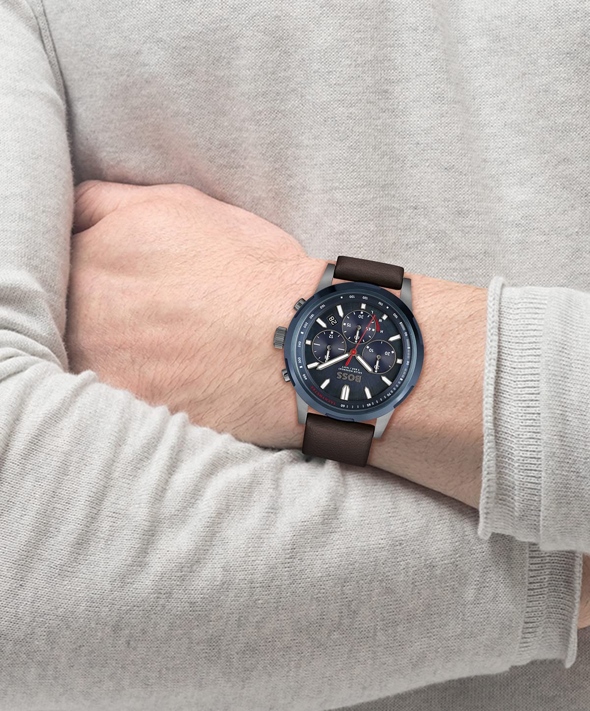 BOSS Solgrade Analog Blue Dial Men's Watch-1514030