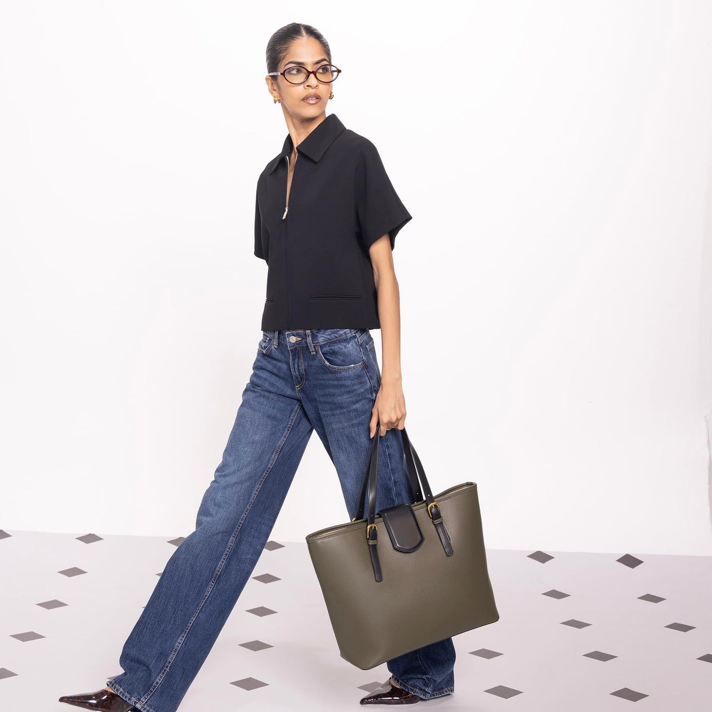 Miraggio Elsa Tote Bag (Green)