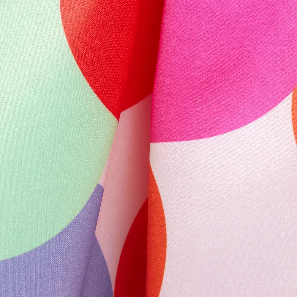 Hopscotch Girls Knee Length Party Dresses in Multi Color For Ages (5-6 Years)