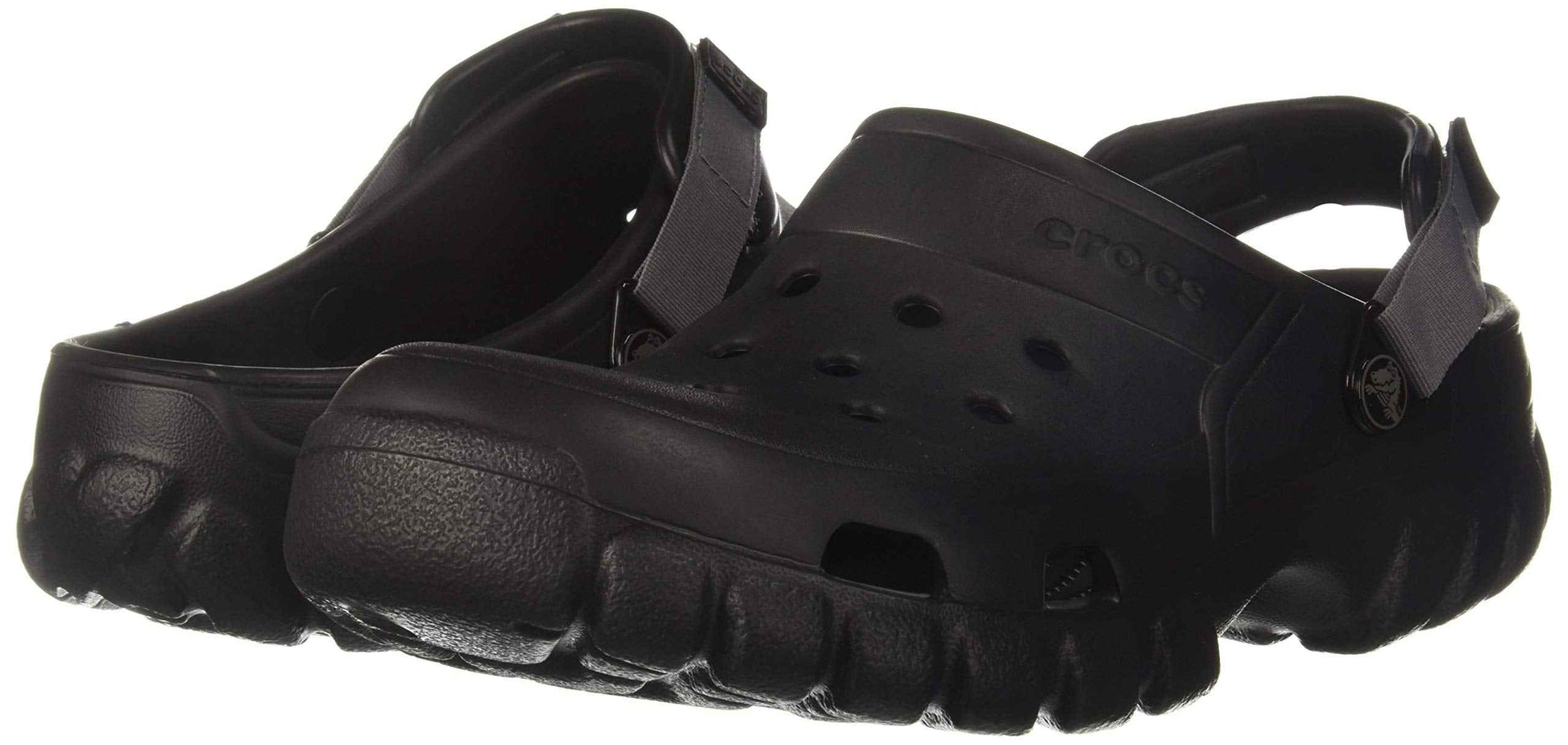 crocs unisex-adult Off-road Sport Clog Black/Graphite Clog - 10 UK Men (M11) (202651-02S)