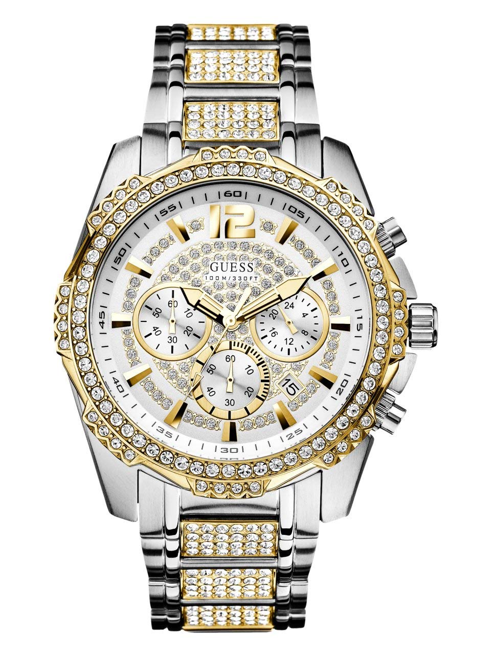 GUESS Analog White Dial Men's Watch-U0291G4M