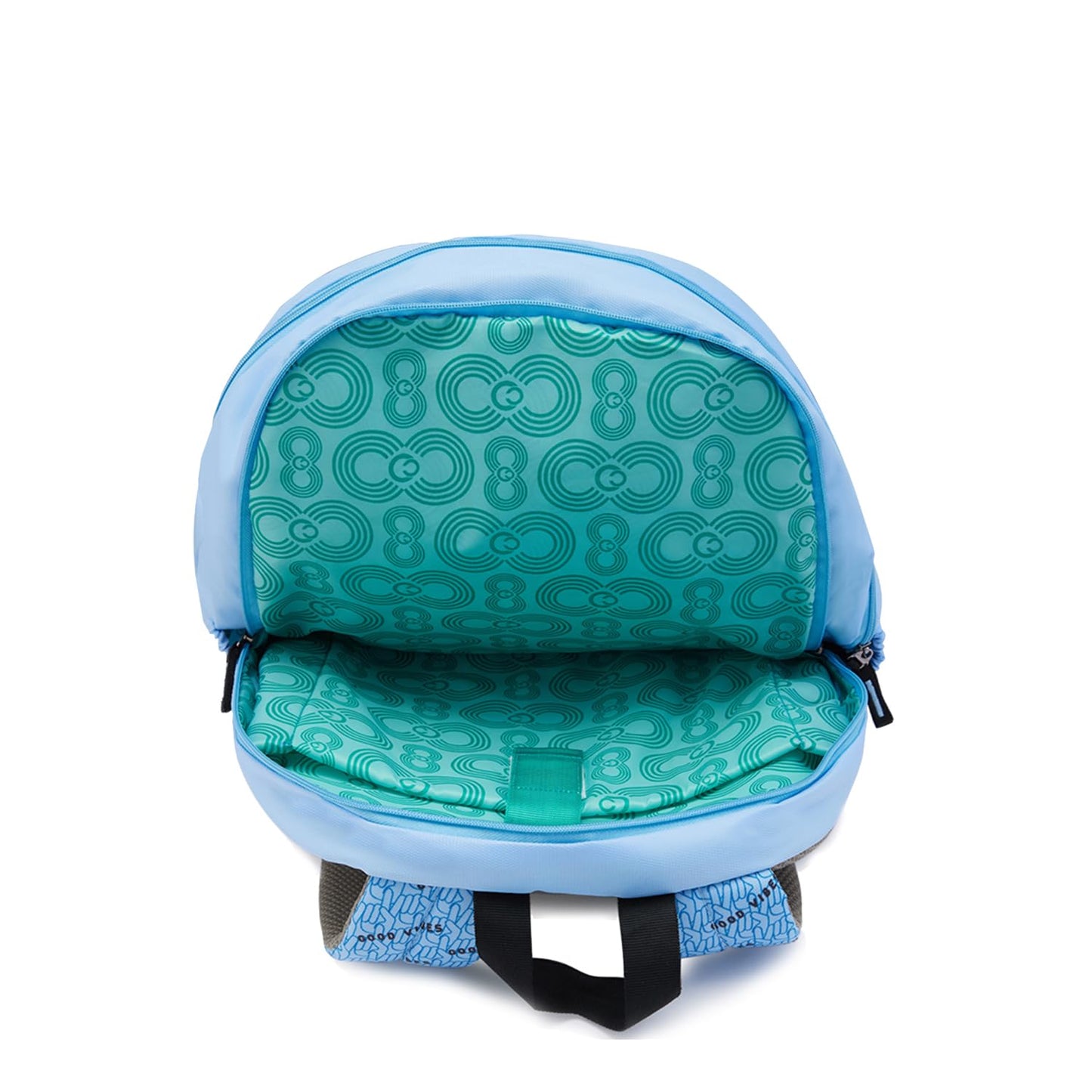 Caprese Zoe Laptop Backpack, X-Large | Backpack for Women with Multi-Compartments and Secure Zip Closure (Light Blue)