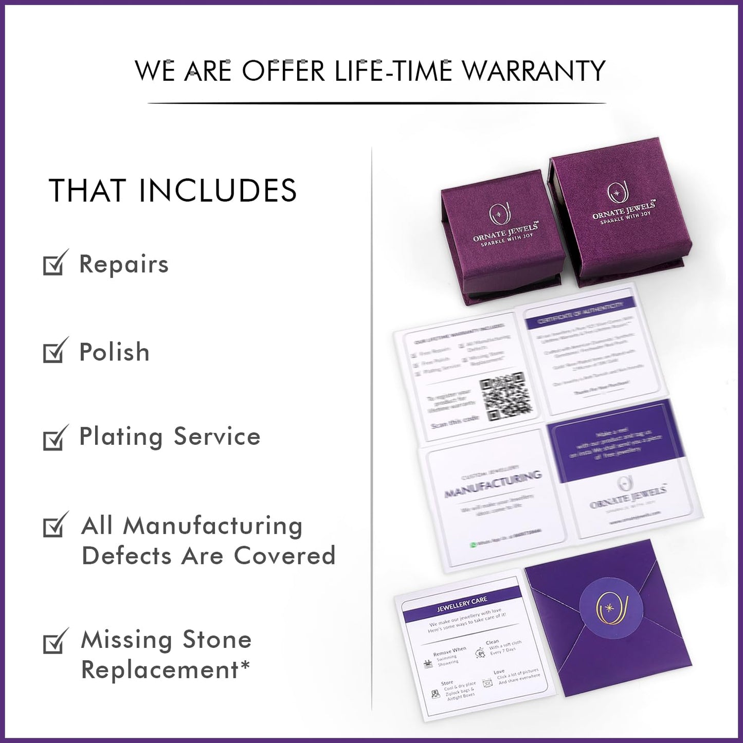 Ornate Jewels 925 Silver Red Ruby and American Diamond Finger Solitaire Ring for Women and Girls | With Certificate of Authenticity & 925 Stamp | Life-time Warranty*