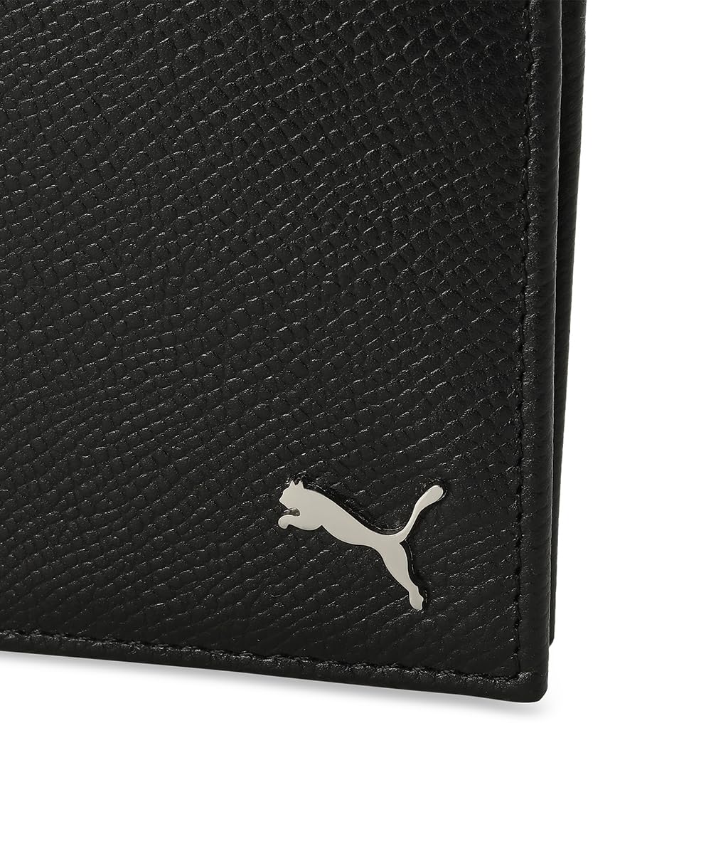 Puma Unisex-Adult Leather Plain Wallet, Black (9105801)
