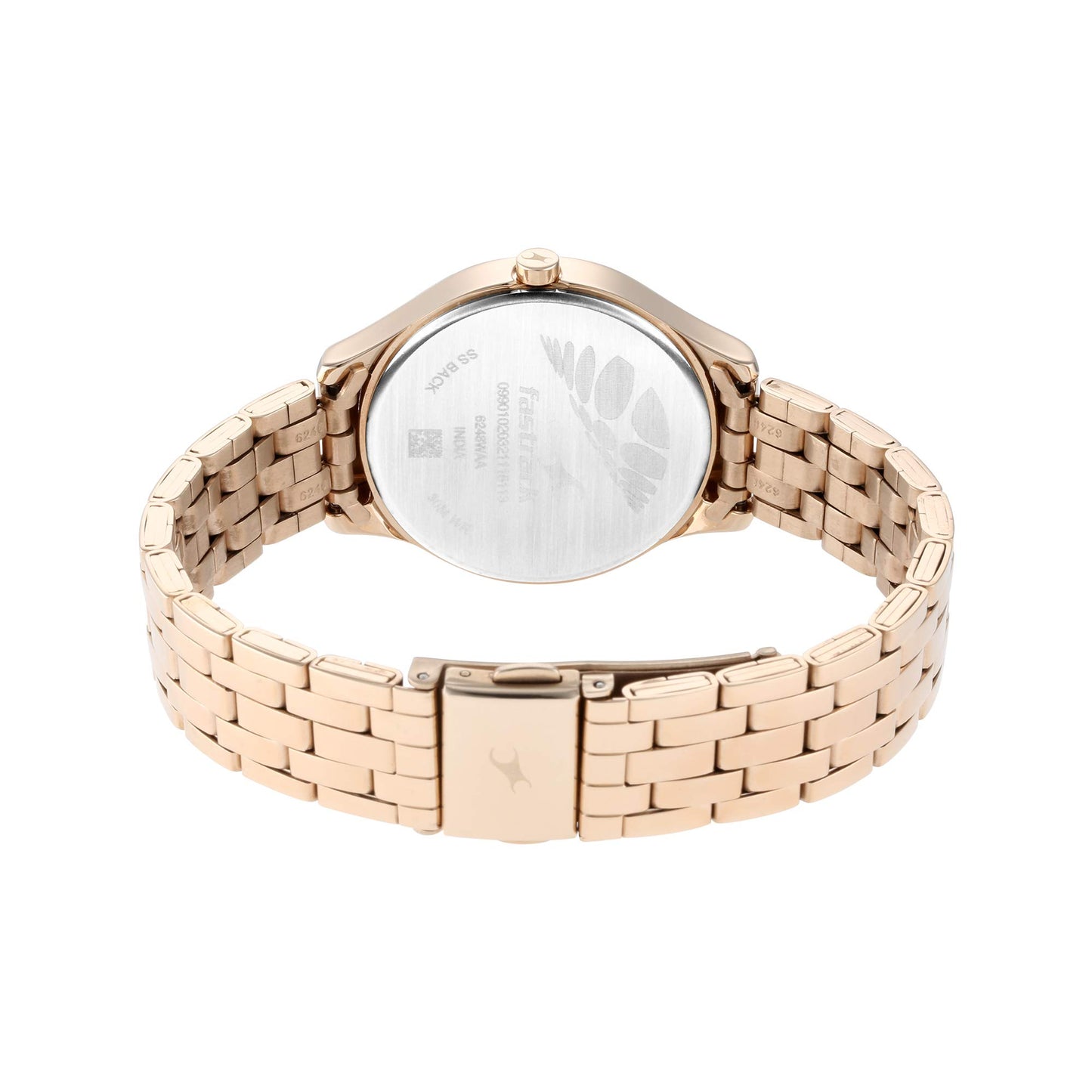 Fastrack Casual Analog Rose Gold Dial Women's Watch-6248WM01