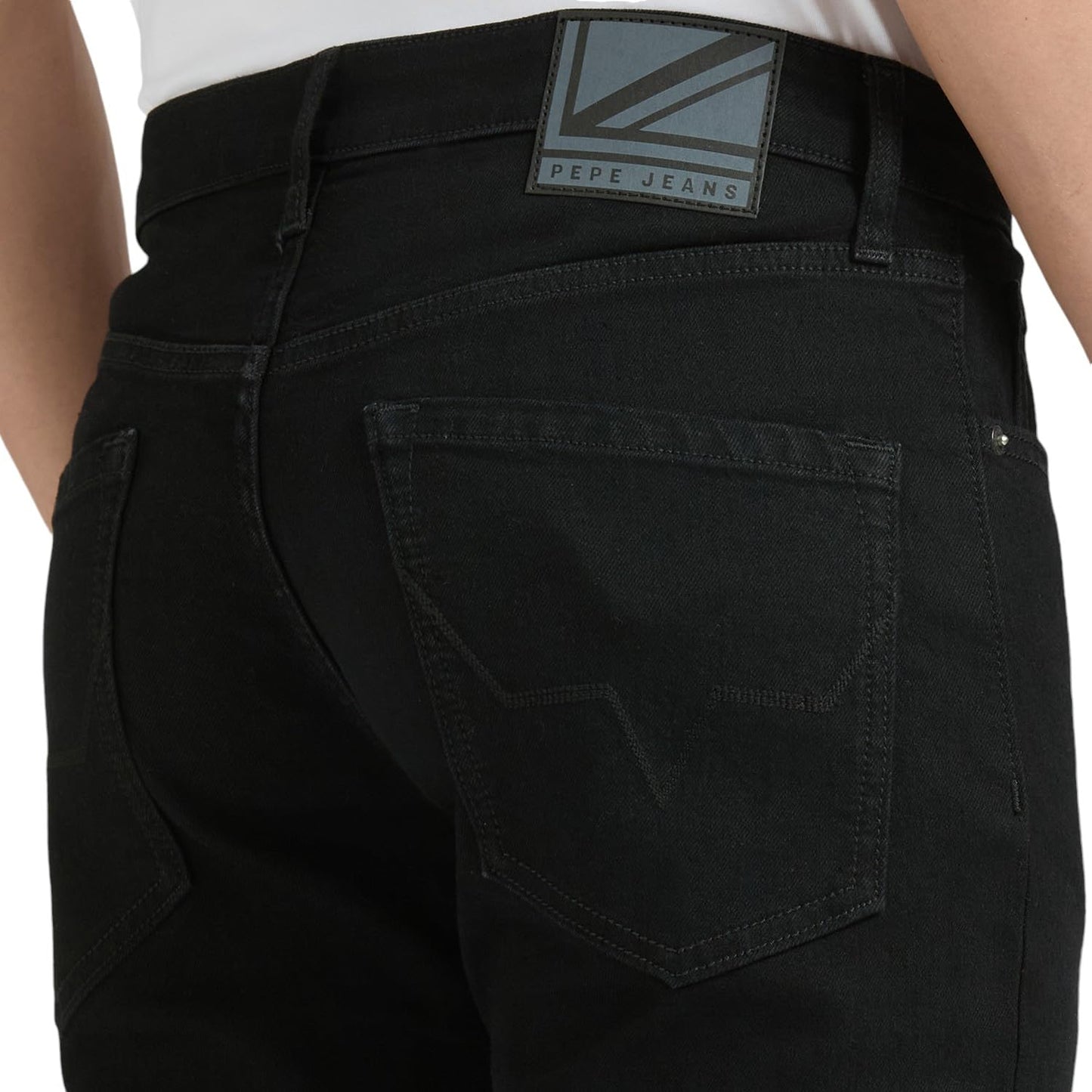 Pepe Jeans Men's Regular Jeans (PM208910G153_Jet Black