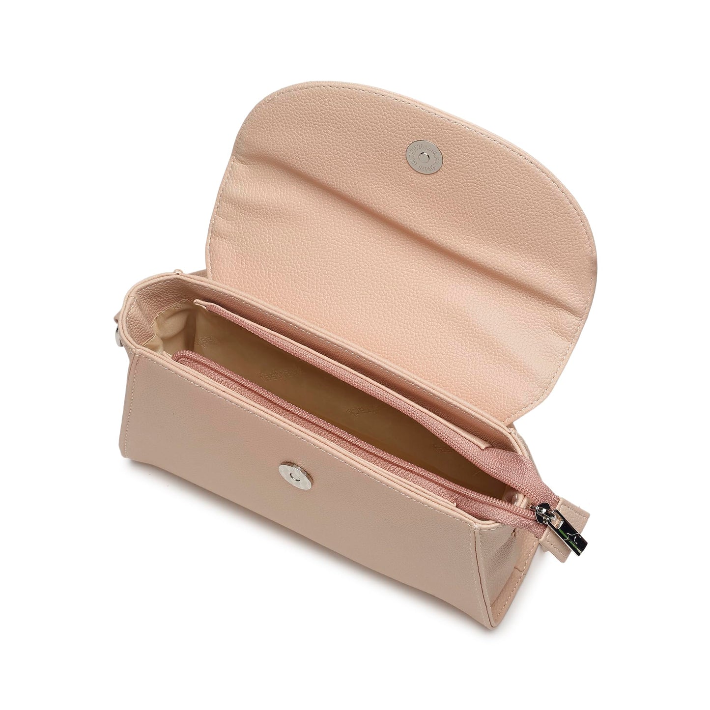 Fastrack Textured Sling Bag for Women | Chic Crossbody Bag for Girls, Ladies, Women | Spacious Bag with Slip Pocket Made of Faux Leather