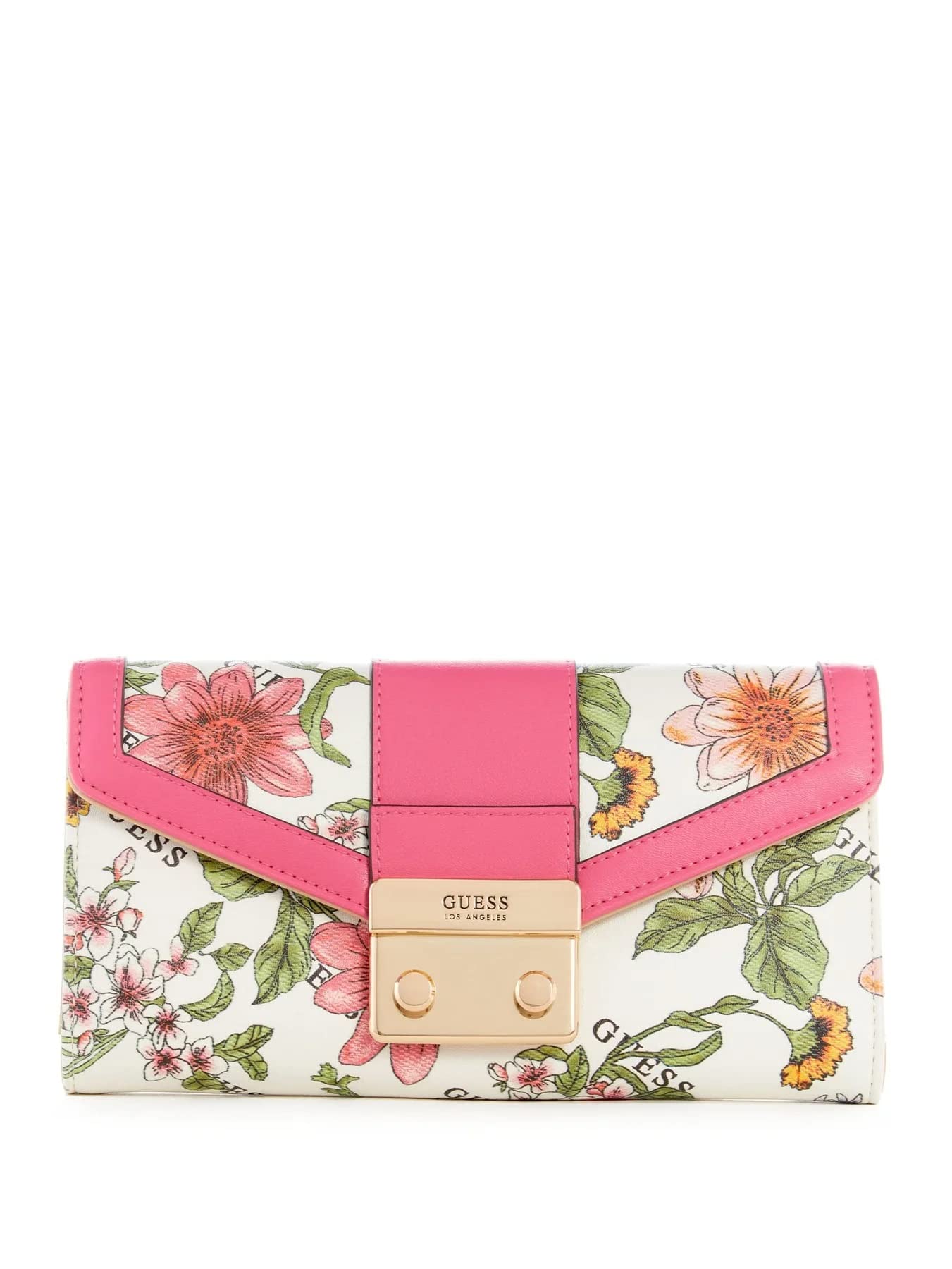 GUESS Kimball Floral Multi Clutch, Florida Wash, One Size, Wallet