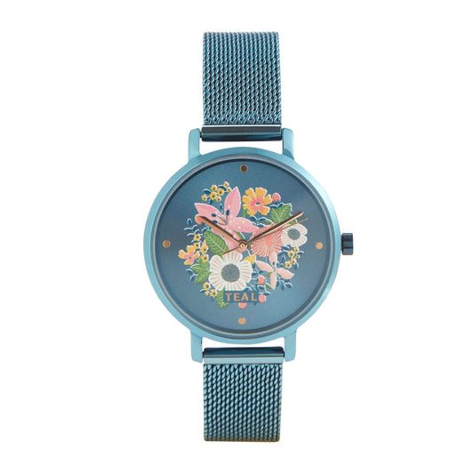 TEAL BY CHUMBAK Round Dial Analog Hand Watch for Women, Wrist Watch for Teenage Girls, Ladies Ghadi, Gifts for Women/Girls/Ladies, Stylish Fashion Watch for Casual/Work