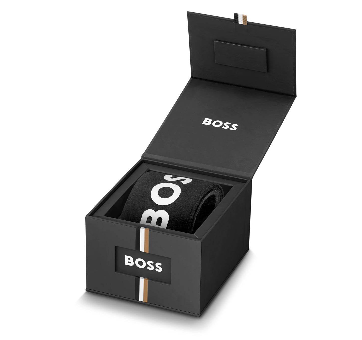 BOSS Hugo Stainless Steel Skyliner Analog Black Dial Men Watch-1513909, Gold Band