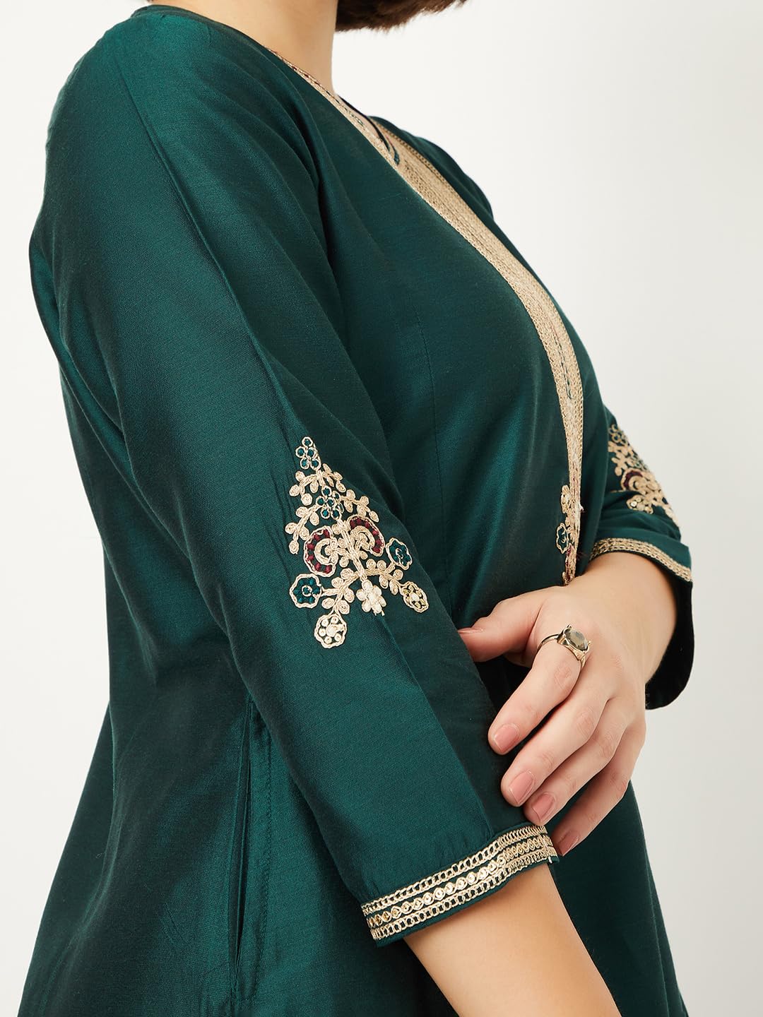 Max Women's Cotton Blend Kurta Set (CTKST44029C