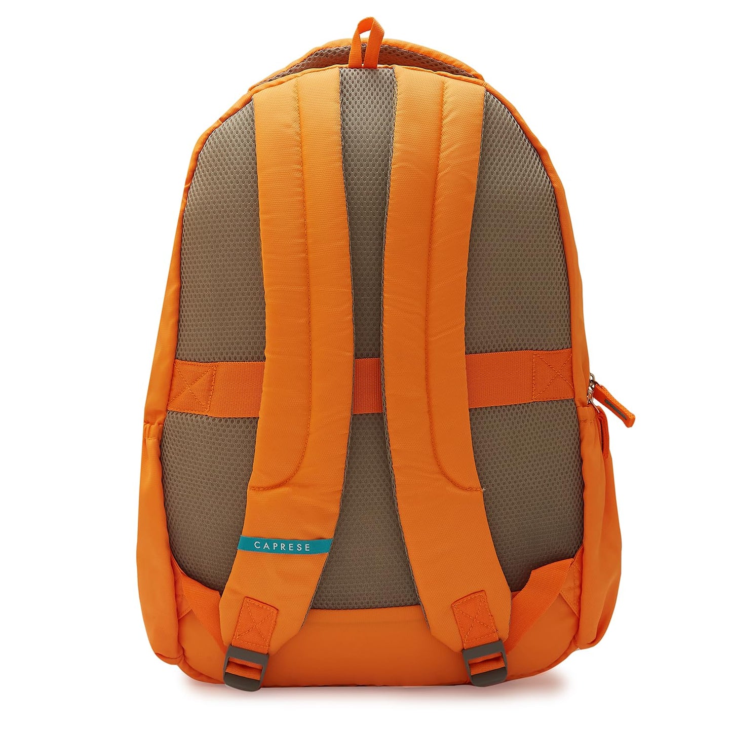 Caprese Xenia School Laptop Backpack | Backpack for Women | Orange (Large)