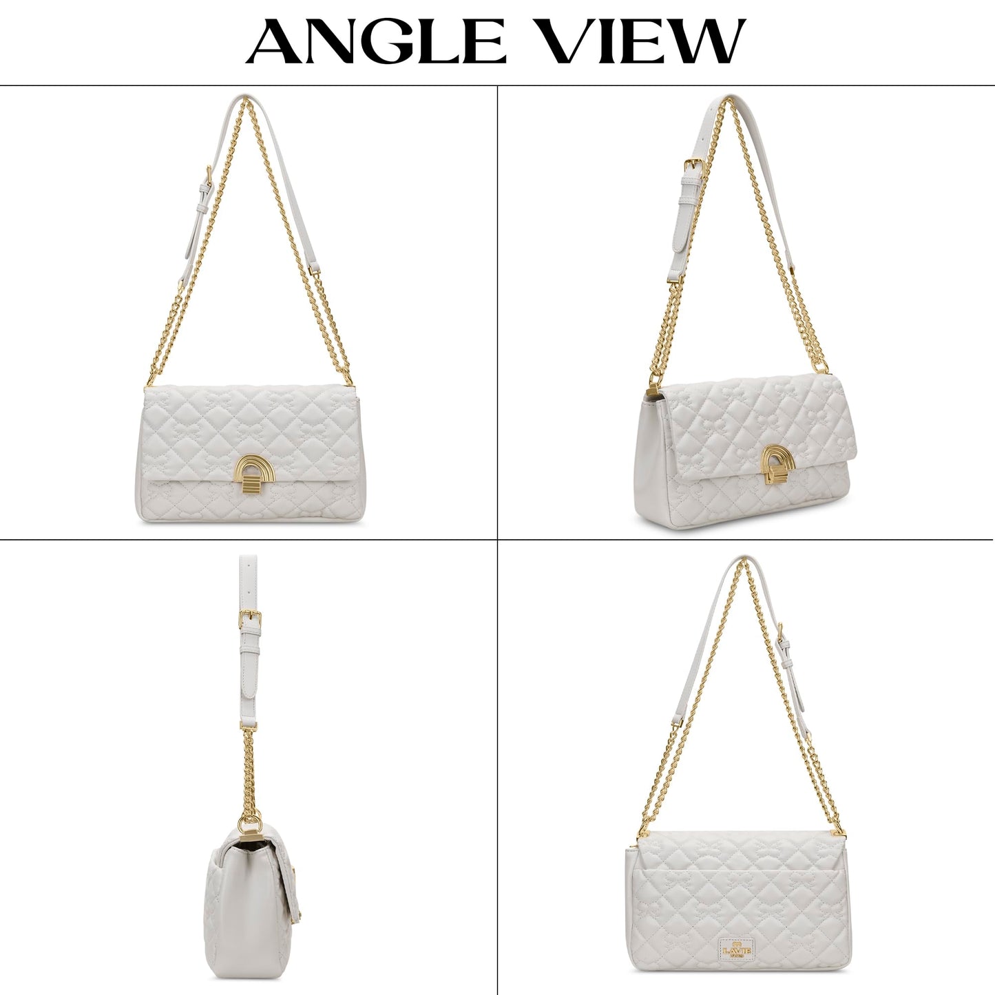 LAVIE PARIS Women's Quincy Medium Flap Crossbody Sling Bag | Ladies Purse Handbag | Gift for Women
