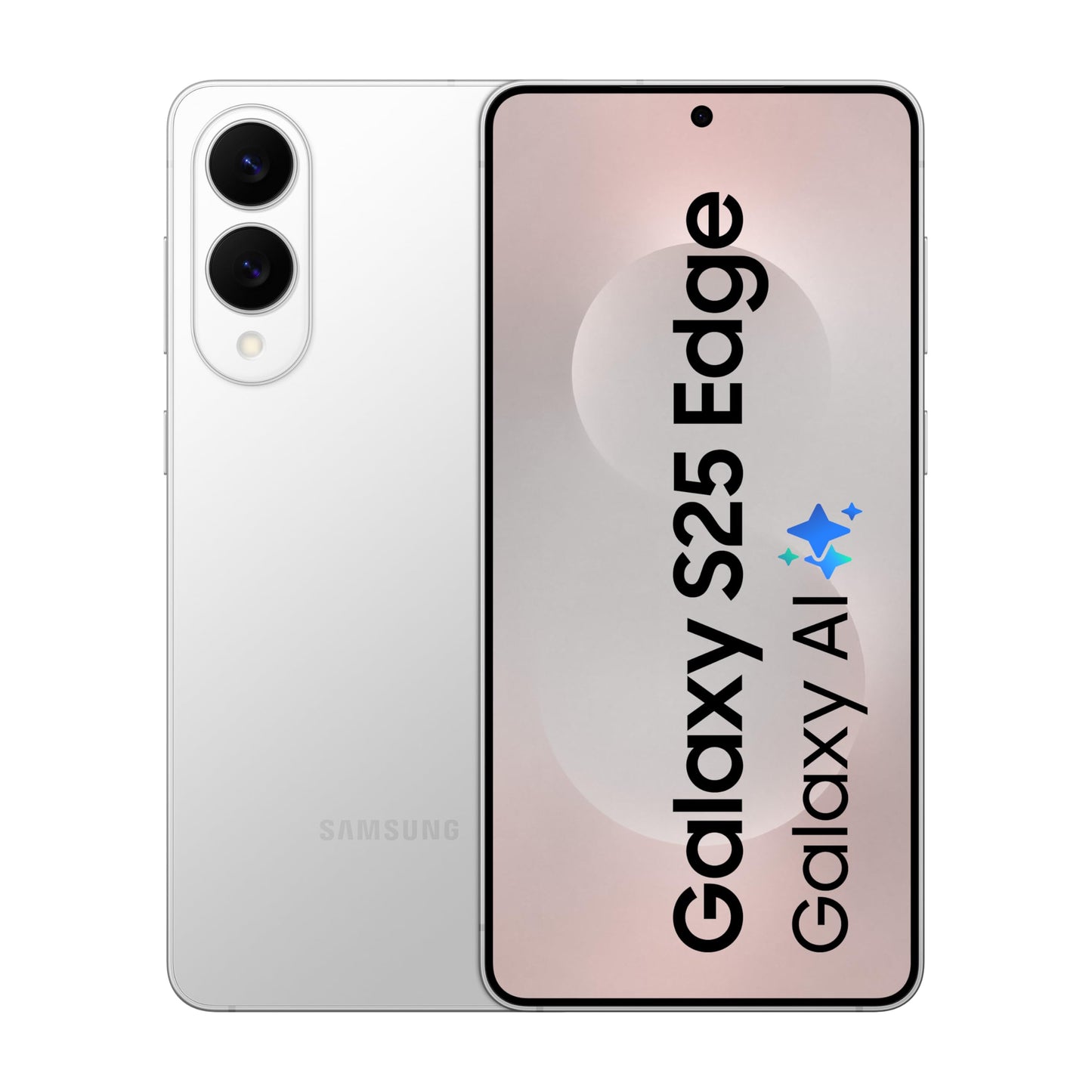 Samsung Galaxy S25 Edge 5G AI Smartphone (Titanium Silver, 12GB RAM, 512GB Storage) | Precision Built with Titanium | Ultra-Sleek and Premium with a 200 MP Camera | Snapdragon 8 Elite for Galaxy