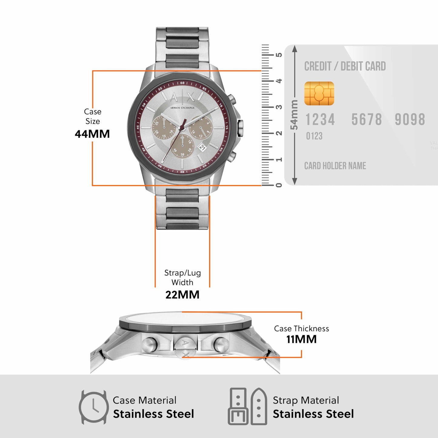 Armani Exchange Analog Gray Dial Men's Watch-AX1745