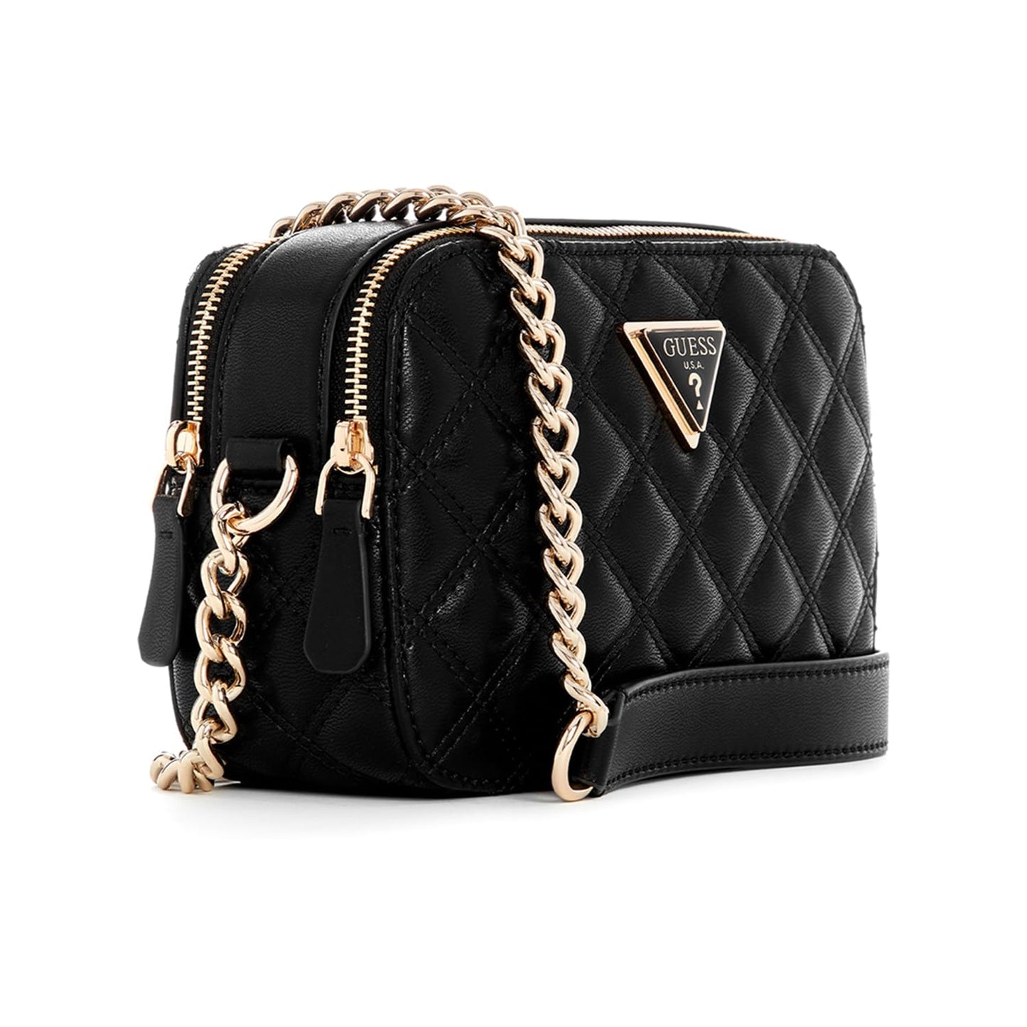 Guess Women's Black Textured Crossbody Bag| Ladies Purse Handbags | Gift For Ladies