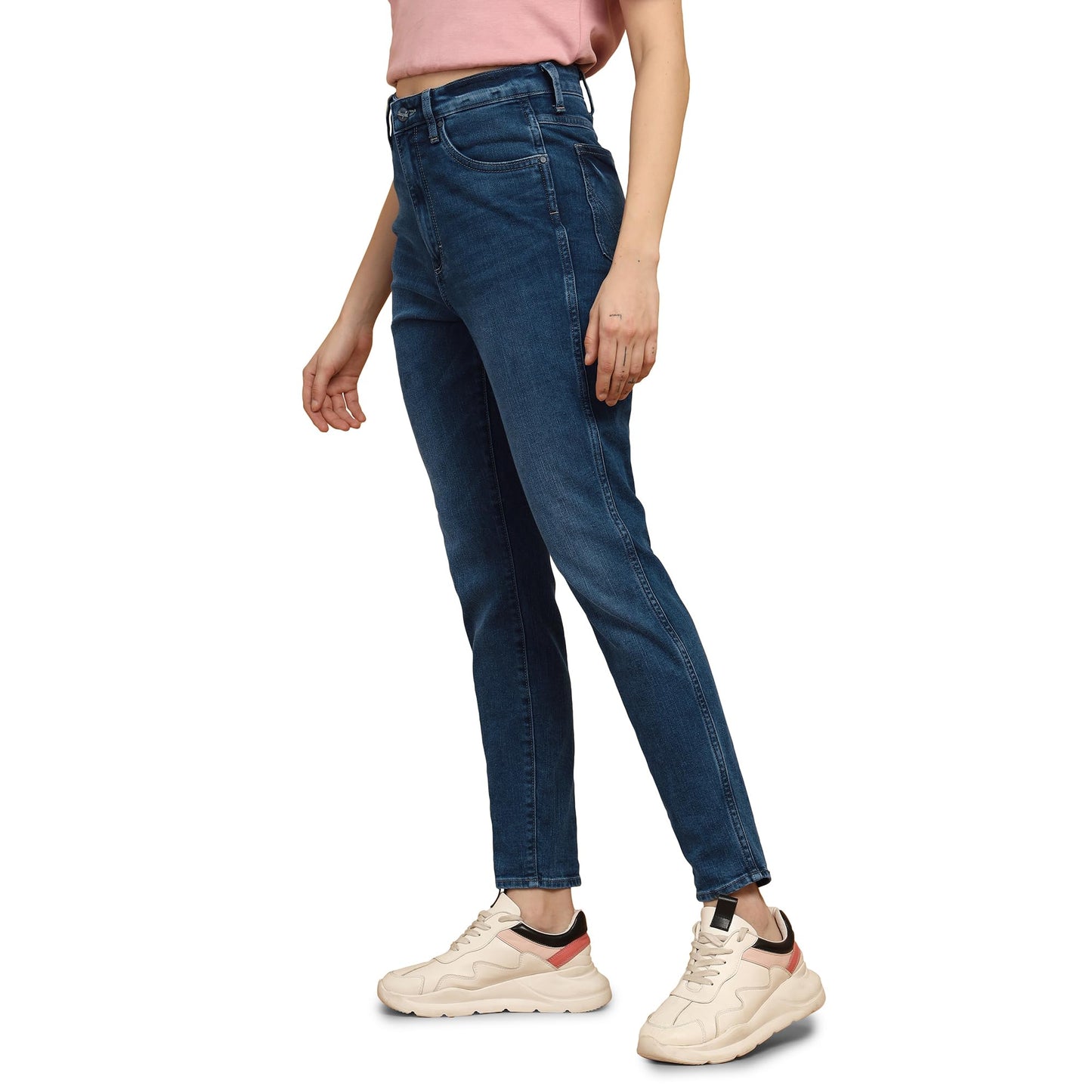 Wrangler Women Blue Skinny Fit Mid Rise Jeans