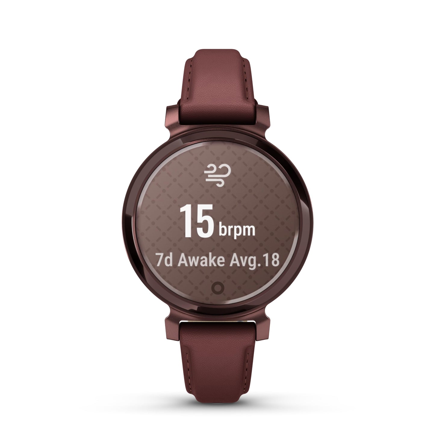 Garmin Lily 2, Small and Stylish Smartwatch, Hidden Display, Patterned Lens, Up to 5 Days Battery Life, Mulberry