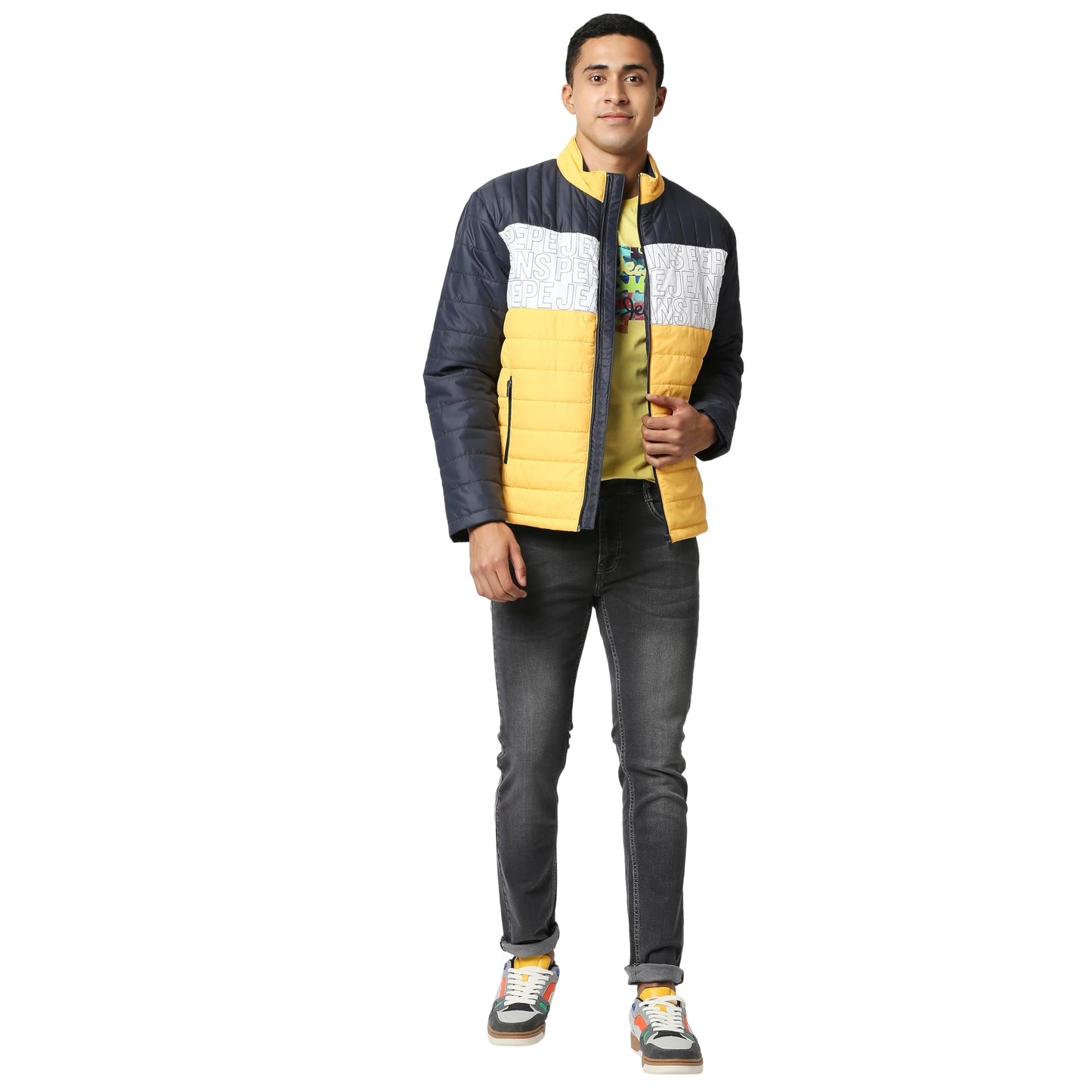 Pepe Jeans Men's A-Line Coat (PM402726_Gold_XXL)