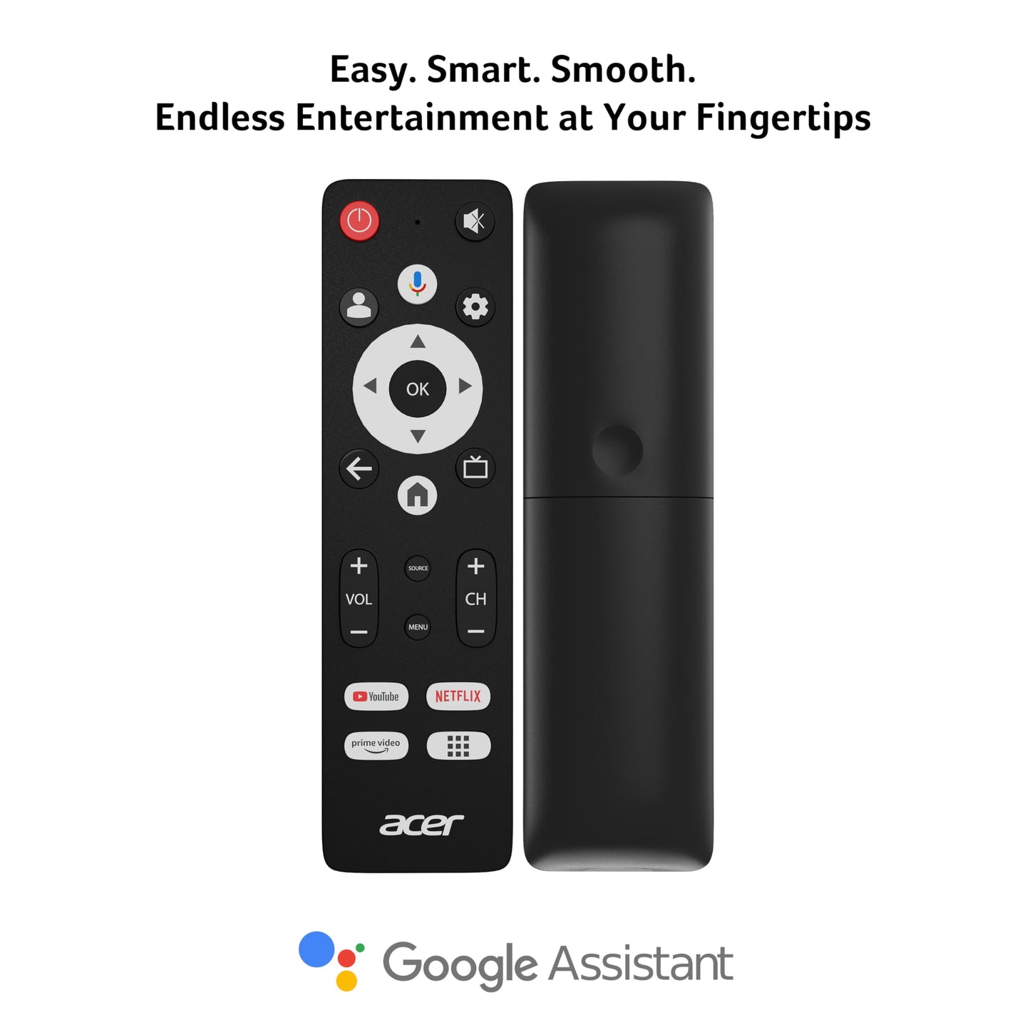 Acer 109 cm (43 inches) G Plus Series 4K Ultra HD LED Smart Google TV AR43UDGGR2851AD