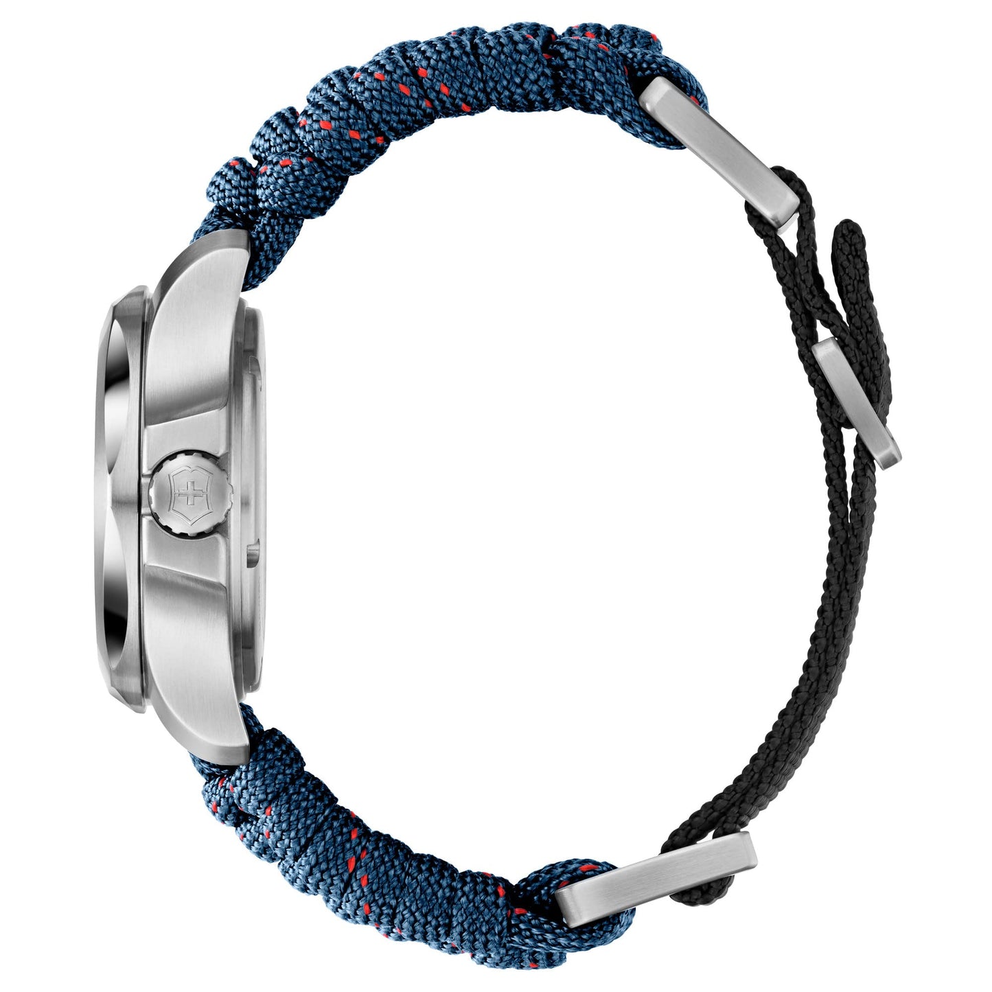 Victorinox Leather I.N.O.X. Analog Blue Dial Women Watch-241770, Blue Band