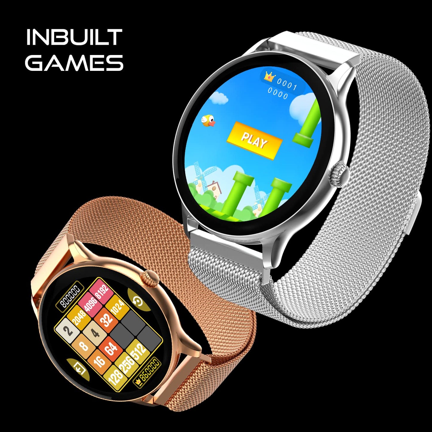 Fire-Boltt Phoenix Ultra Smart Watch 1.39” HD Display, Bluetooth Calling, AI Voice Assistant, 120 Sports Modes, IP67 Waterproof, SpO2 Monitor, Smart Watch for Man & Woman- Silver SS