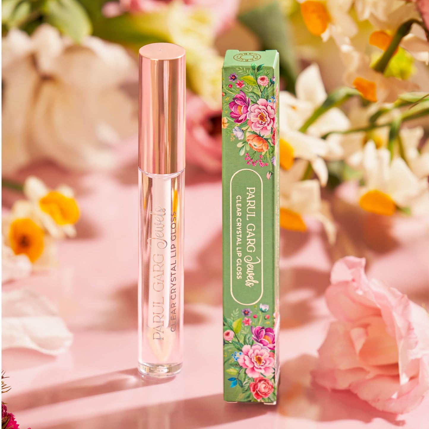 Parul Garg Clear Crystal Lip Goss | Non Sticky & Hydrating | High Glassy Shine Lip Gloss