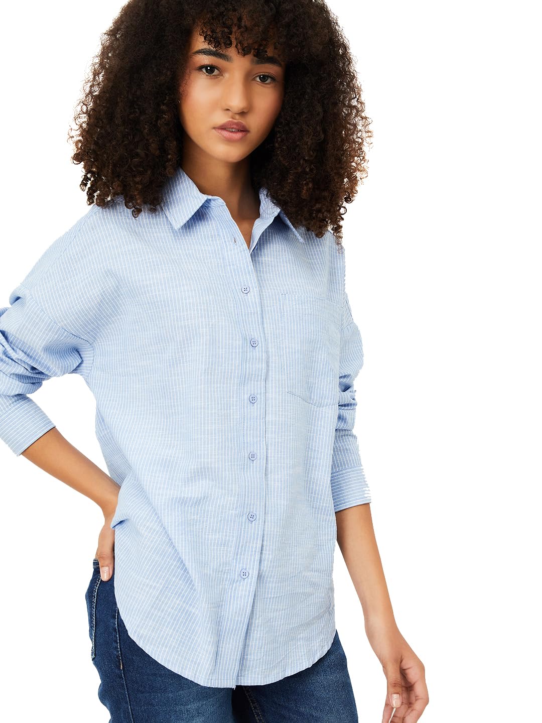 Max Women's Regular Fit Shirt (LANCE2D_Blue