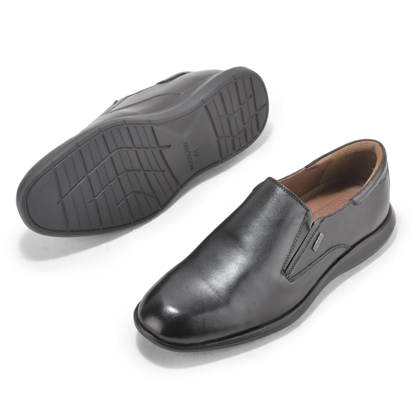 Woodland Men's Black Softy Formal Shoes -6 UK (40EURO) (OGW 6209024)