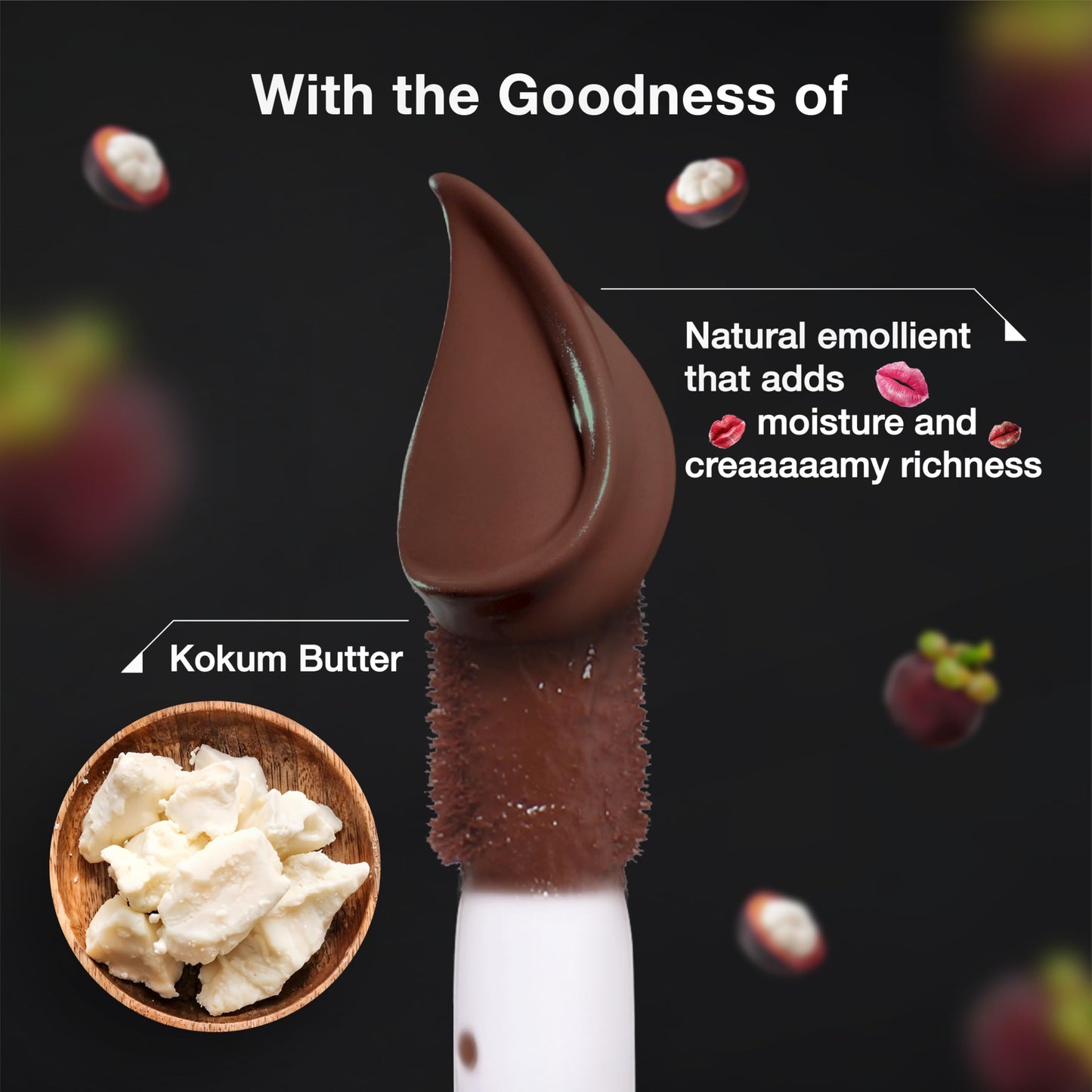 Dazller All Day Lipcolour Quick Dry|Moisturizing Kokum Butter|Brown Liquid Lipstick for Women|Non-Transfer|8hr stay|QDLC025 HazelnutCup|6g