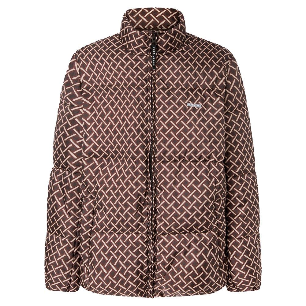 Pepe Jeans Men's A-Line Coat (PM402828_Trail Brown