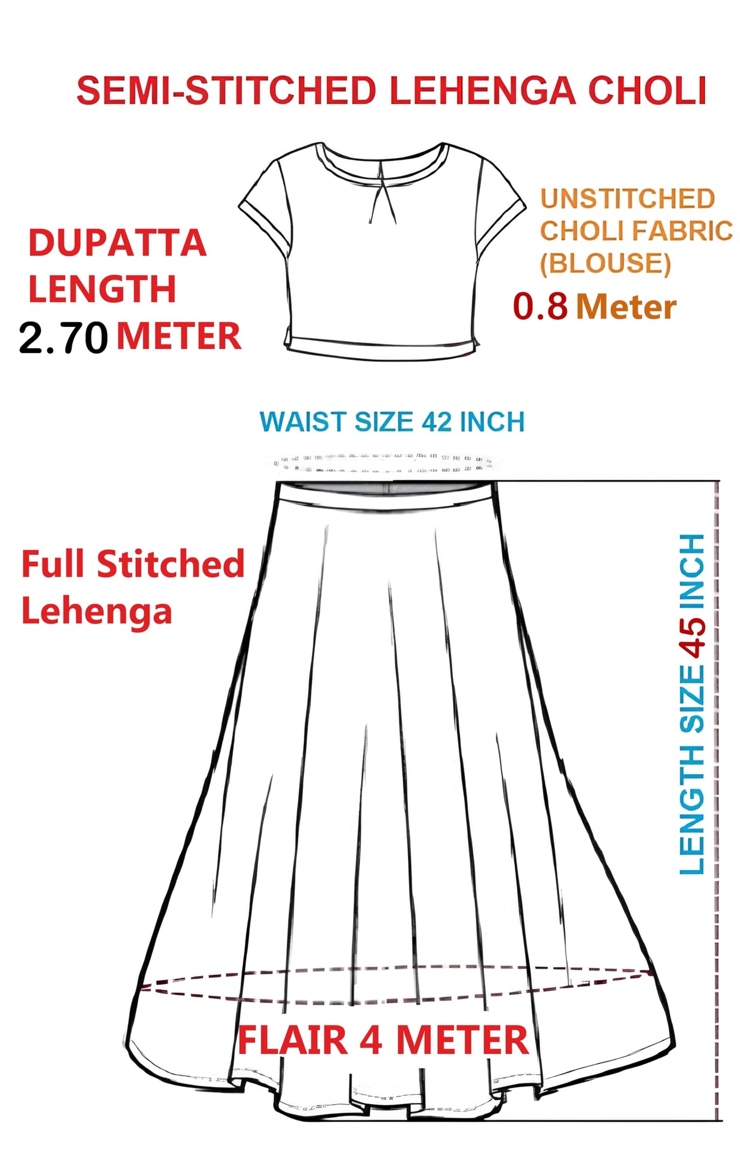 SHYAMLATA Fancy Heavy Embroidery Work Shimmer Silk Semi-stitched Rajputi Poshak For Women Rajasthani Lehenga Choli With Dupatta (Blue E)