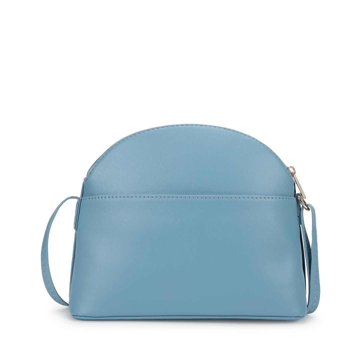 Fastrack Sling Bag For Women | Faux Leather Sling With Adjustable Belt and Quick Access Pocket | Zip Closure and Spacious Interior | Trendy Handbags, Blue