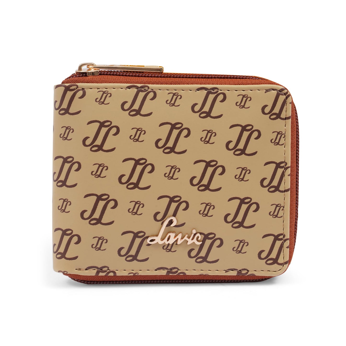 Lavie Women's Sacy Monogram LL Print Small Zip around Wallet | Ladies Purse Handbags