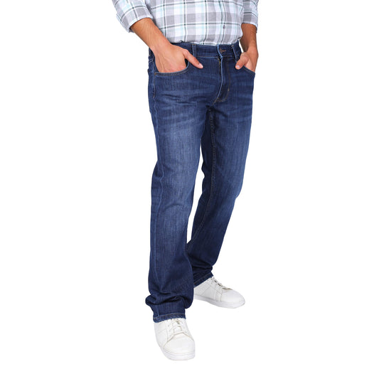 Wrangler Men Blue Millard Regular Fit Mid Rise Jeans