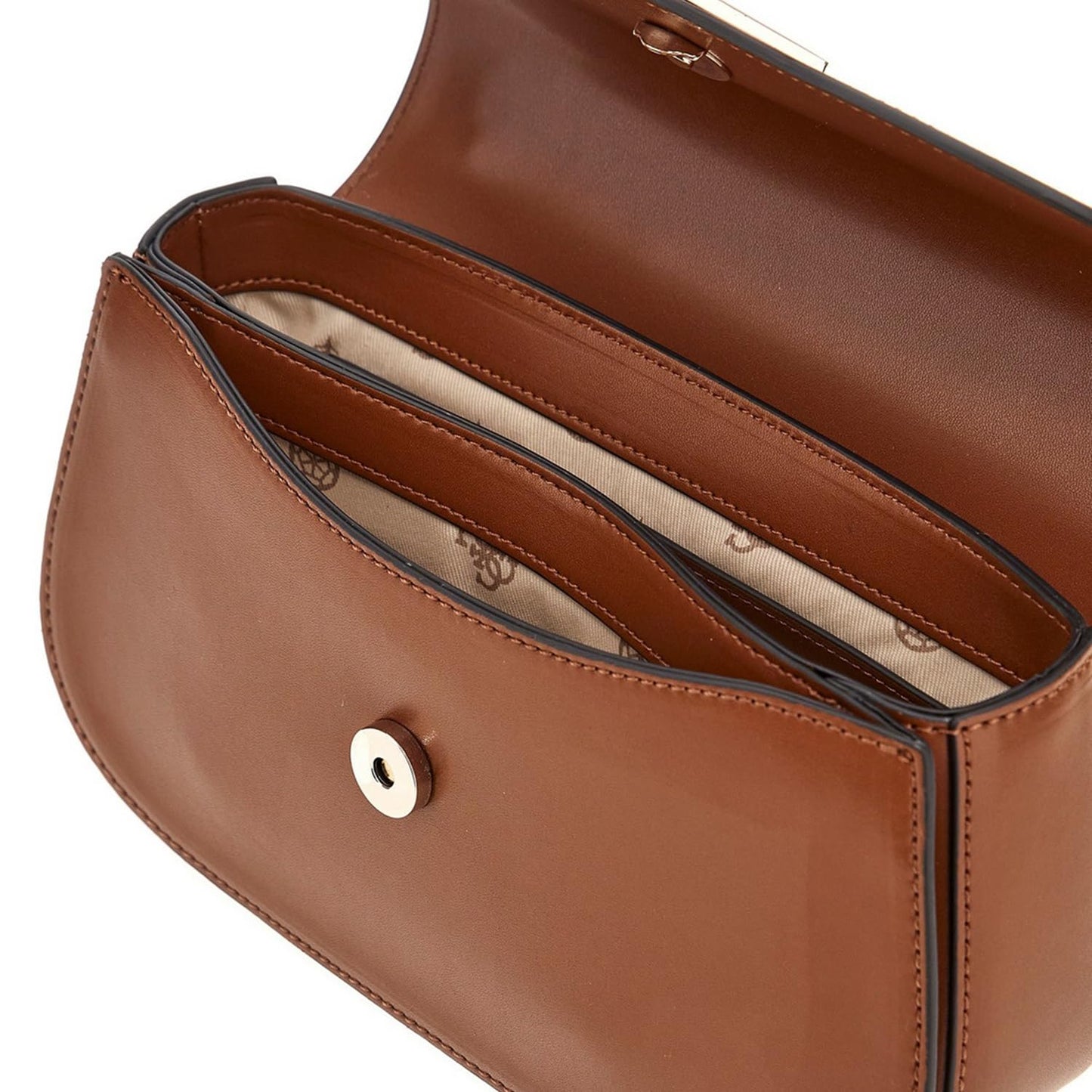 Guess Women's Cognac Solid Crossbody Bag| Ladies Purse Handbags | Gift For Ladies