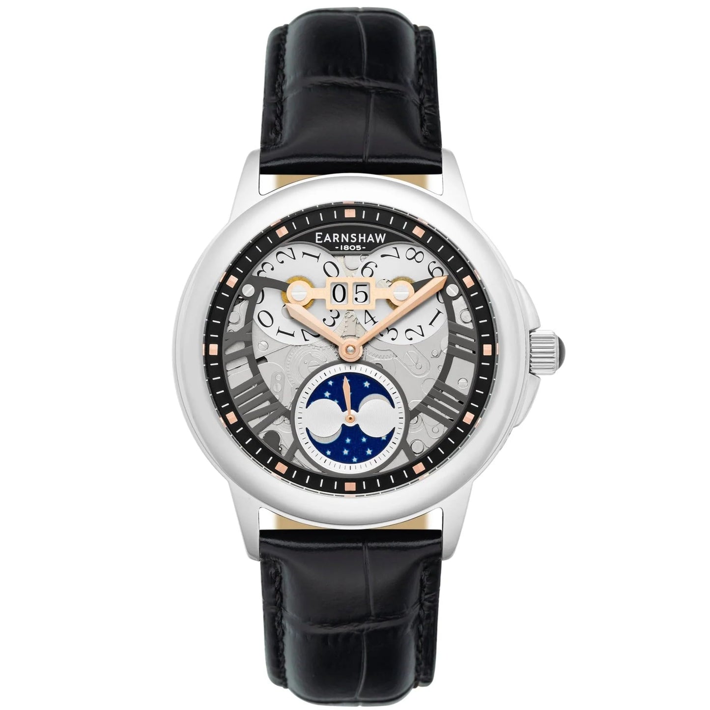 EARNSHAW Waterhouse Analog Grey Dial Men's Watch-ES-8245-03