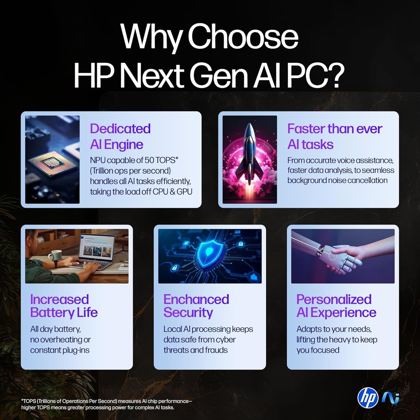 HP OmniBook 5 (Previously Pavilion) 50 Tops, AMD Ryzen AI 7 350 (16GB LPDDR5X, 512GB SSD) WUXGA 2K, Touch, 16''/40.6cm, Win11,Office24, Silver, 1.8kg, ag1048au, Next-Gen AI Copilot+ Laptop