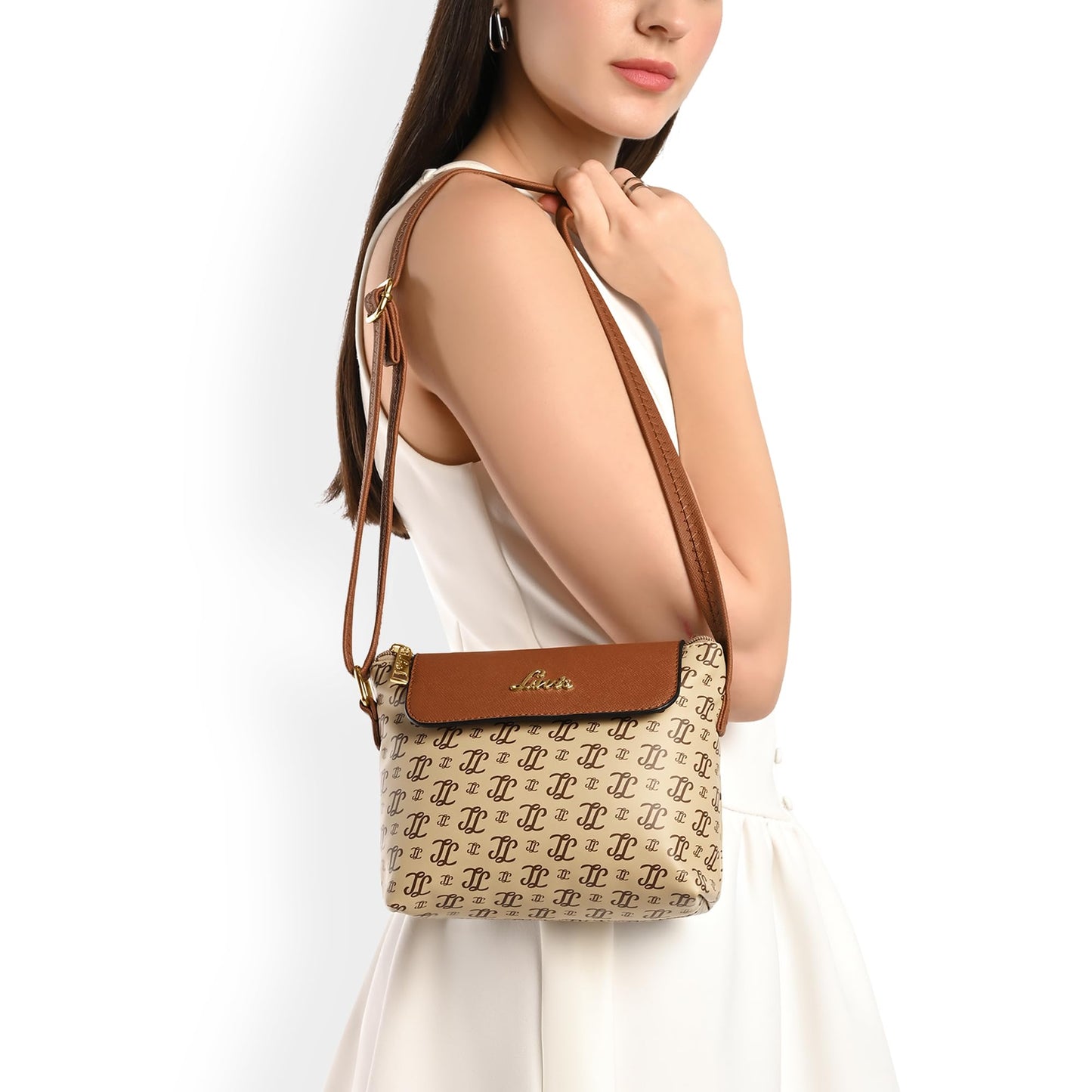 Lavie Women's Mono LL Rio Flap Crossbody Sling Bag | Ladies Purse Handbag | Gift for Women