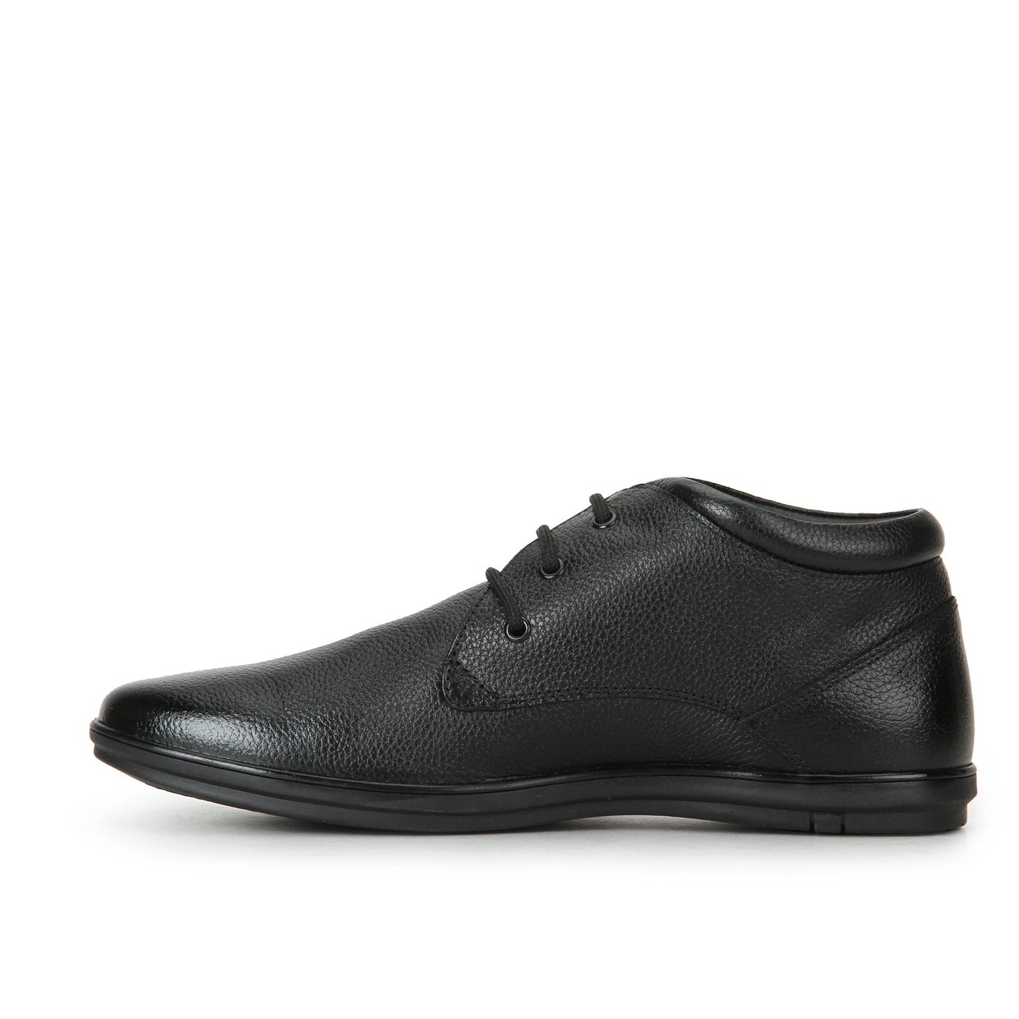 Red Chief Derby Lace Up | Men's Formal Shoes for Office | Black | Rubber Sole