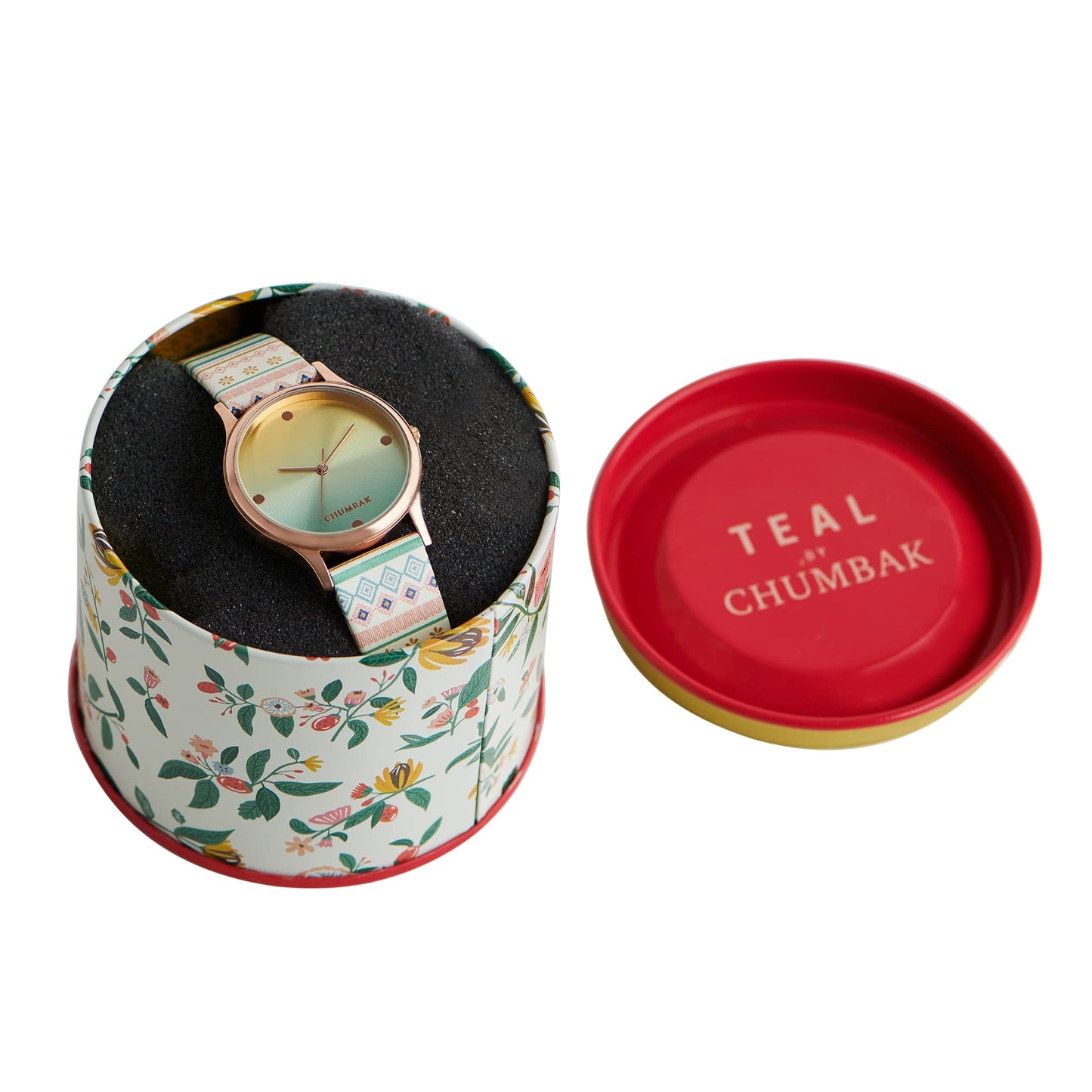 TEAL BY CHUMBAK Round Dial Analog Hand Watch for Women, Gifts for Women/Girls/Ladies, Stylish Fashion Watch for Casual/Work