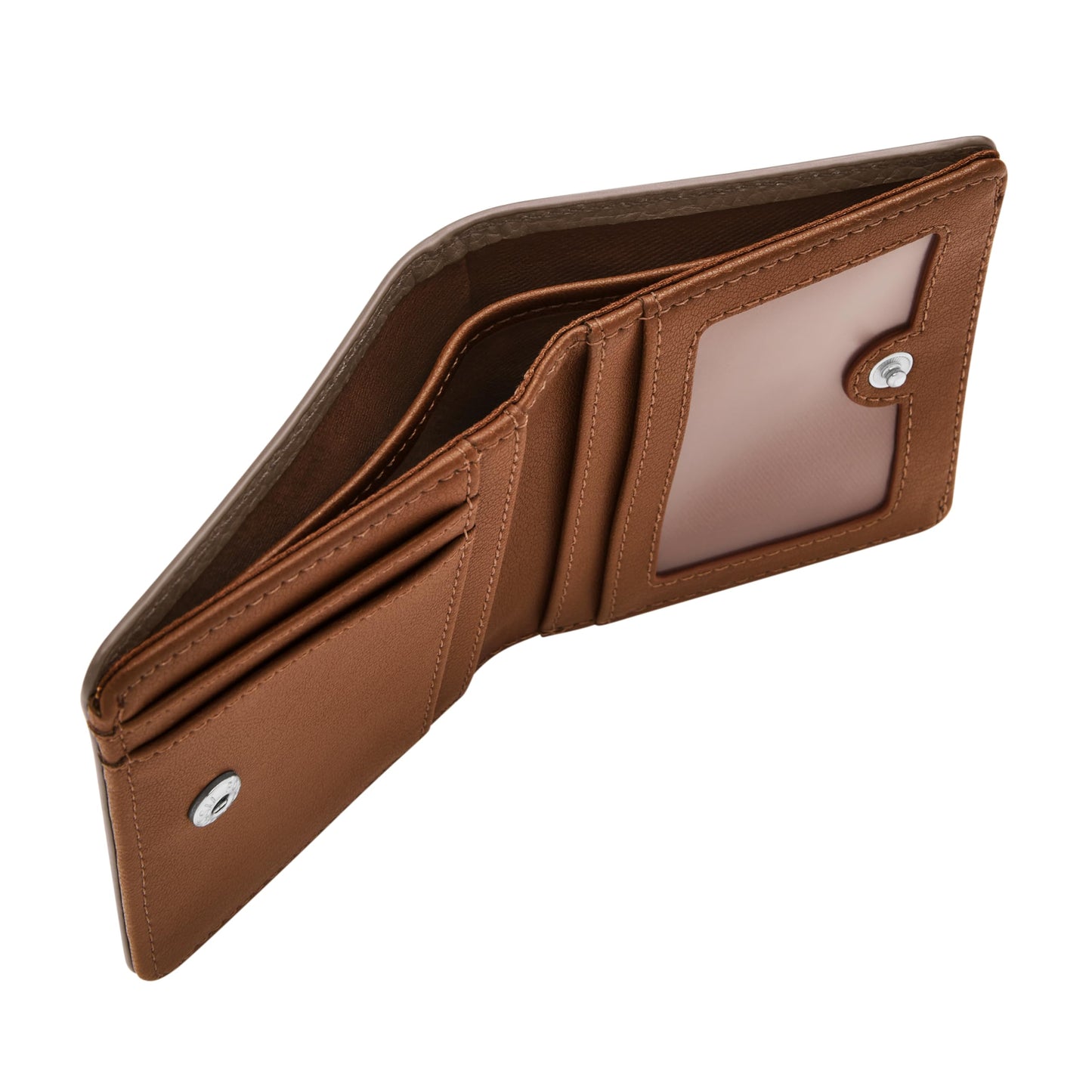 Fossil Leather Women Logan Gray Wallet SL7829793