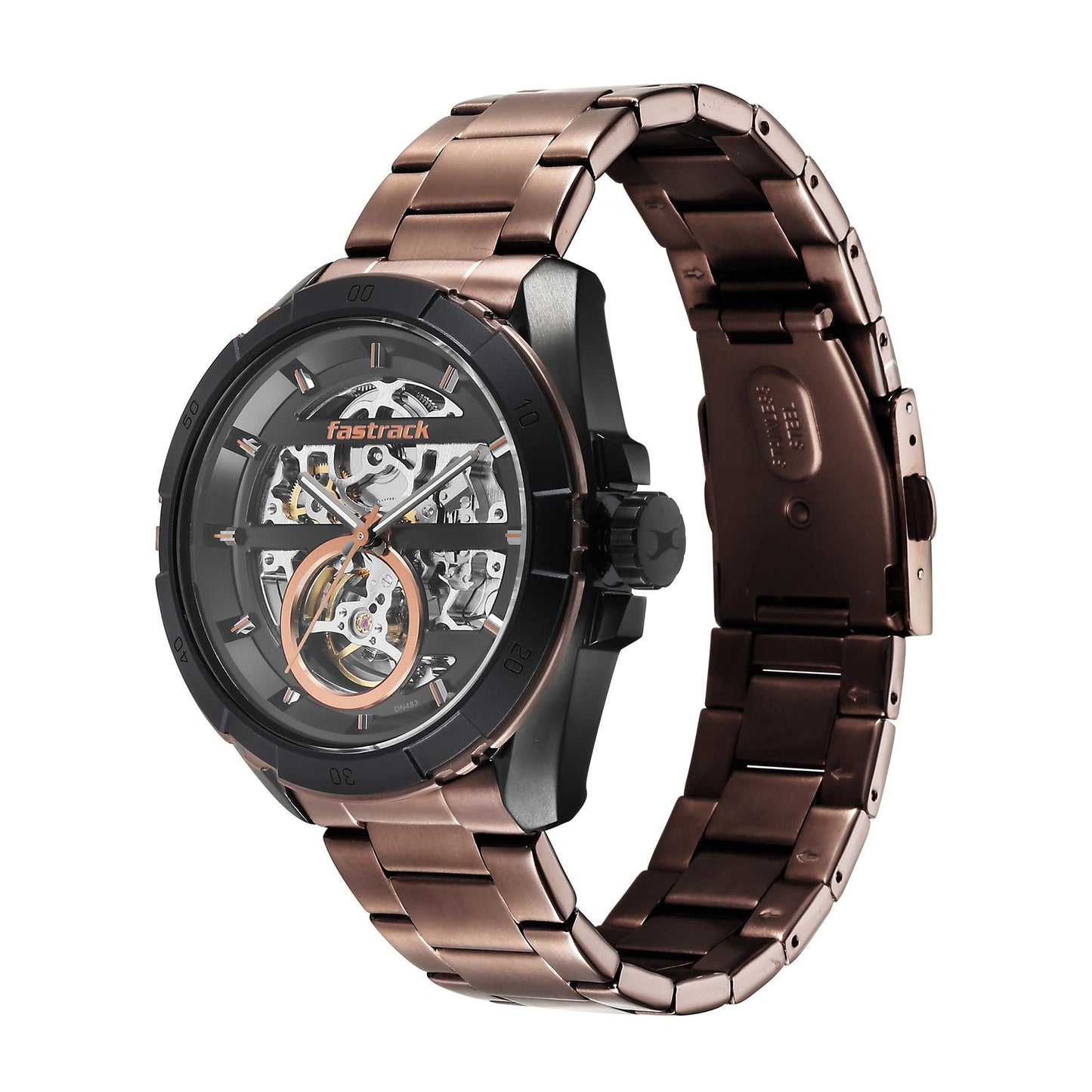 Fastrack Analog Black Dial Men's Casual Watch