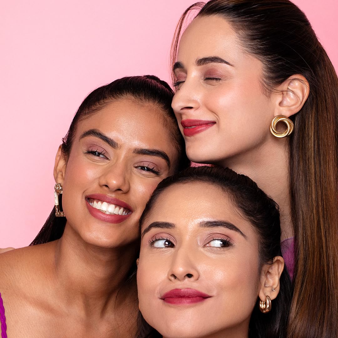 Typsy Beauty Happy Hour Mini Lippie | Creamy Semi Matte Finish | Travel Friendly | Lightweight | Non-Sticky Mini Lipstick for Women | Rose Sorbet 09 | 1.5 gm